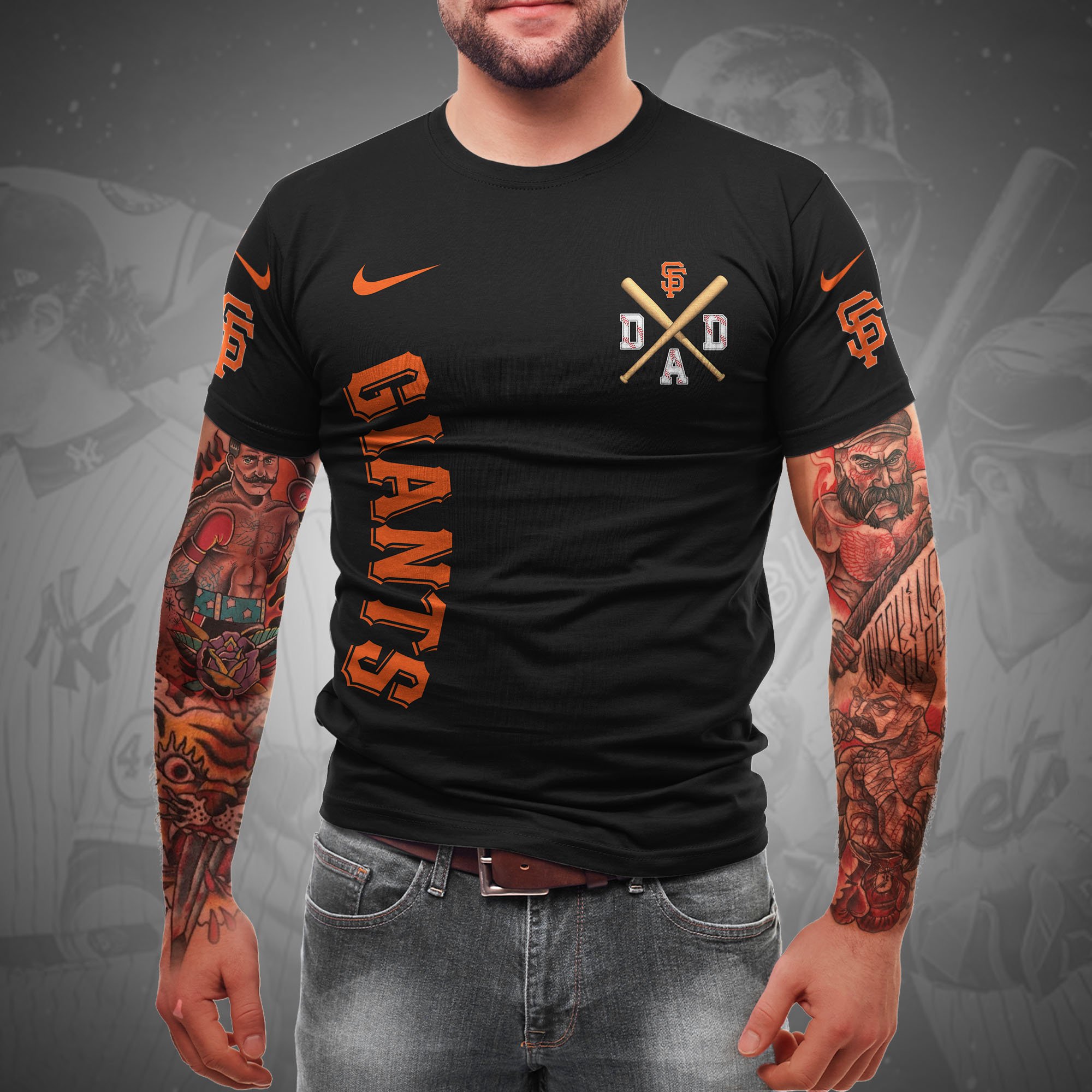 Alternative view of San Francisco Giants T-shirt Custom Name And Number, Sport Team Shirt, Gifts For Dad ETRG-05132208