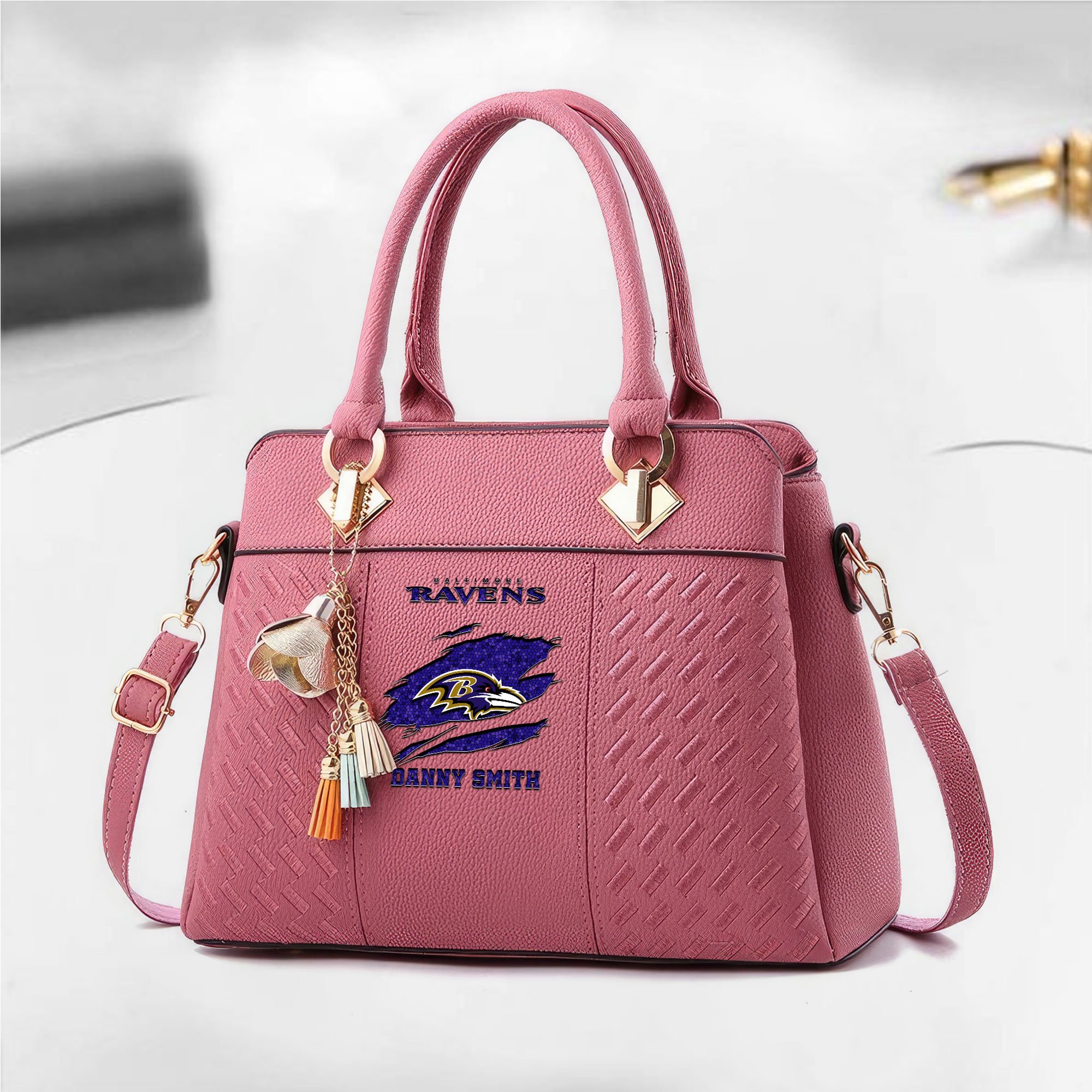 Alternative view of Baltimore Ravens Deluxe Handbag For Women 2025 Versions, Sport Deluxe Handbag, Mother's Day Gift EHIVM-05152221