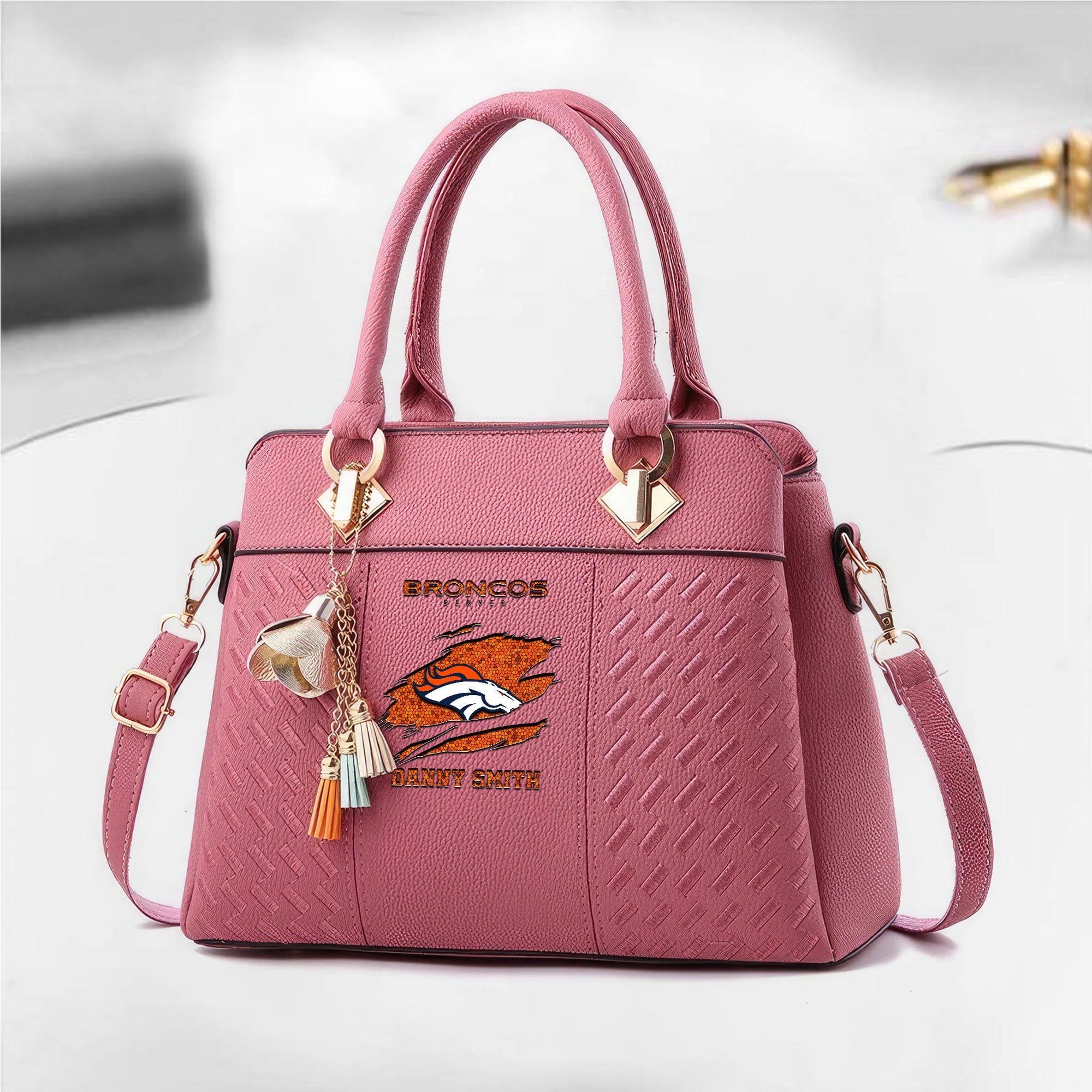 Alternative view of Denver Broncos Deluxe Handbag For Women 2025 Versions, Sport Deluxe Handbag, Mother's Day Gift EHIVM-05152221