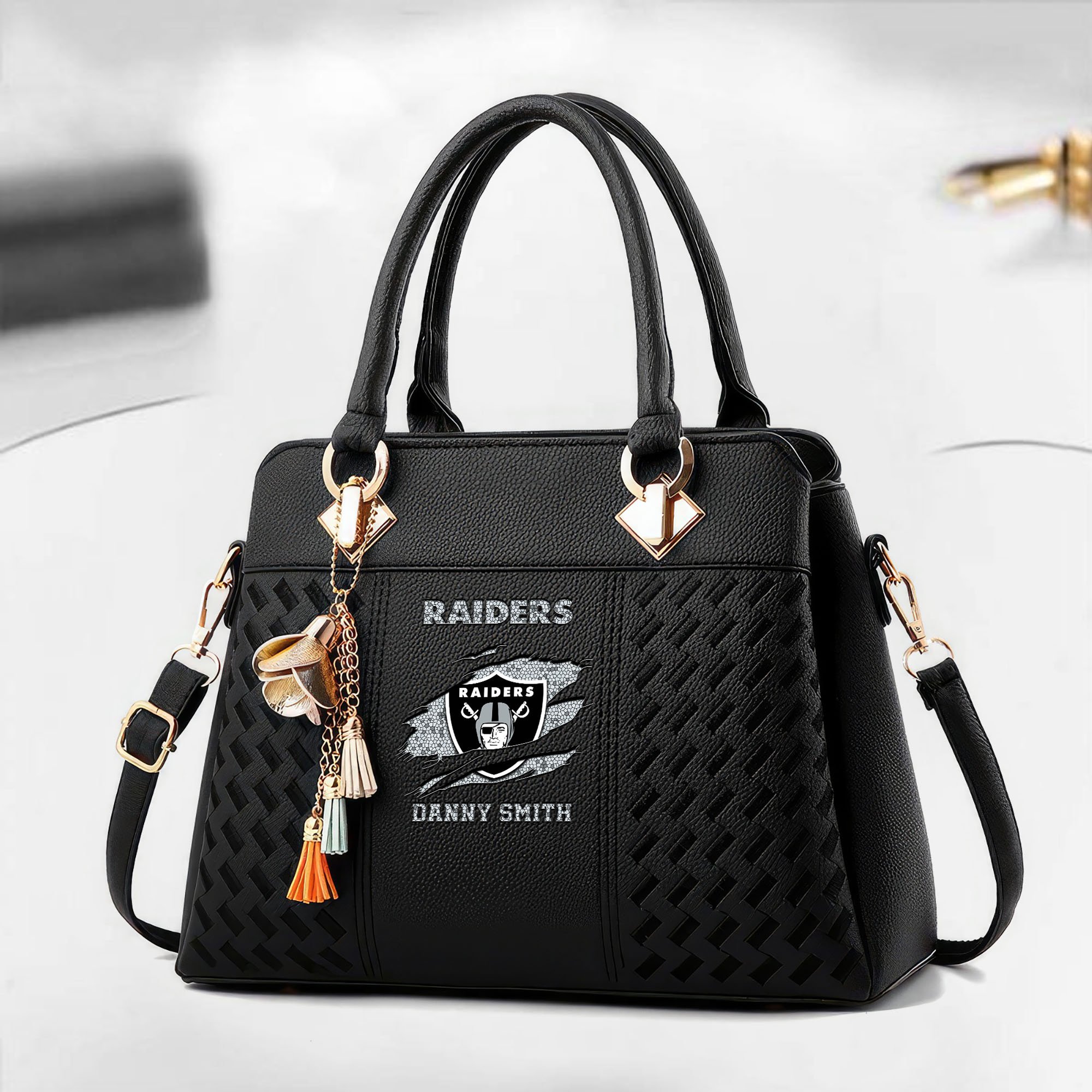 Las Vegas Raiders Deluxe Handbag For Women 2025 Versions, Sport Deluxe Handbag, Mother's Day Gift EHIVM-05152221