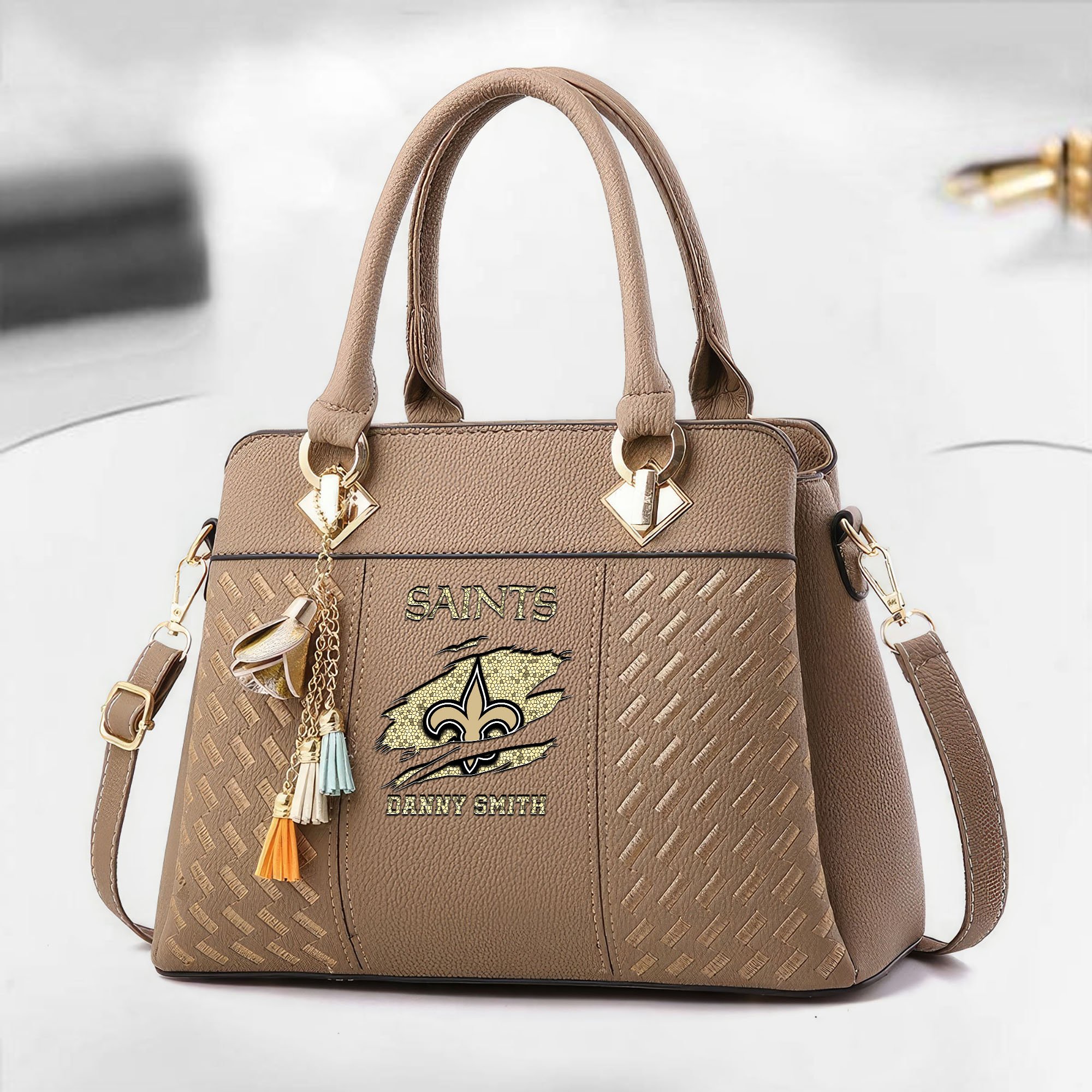 New Orleans Saints Deluxe Handbag For Women 2025 Versions, Sport Deluxe Handbag, Mother's Day Gift EHIVM-05152221 - Image 5