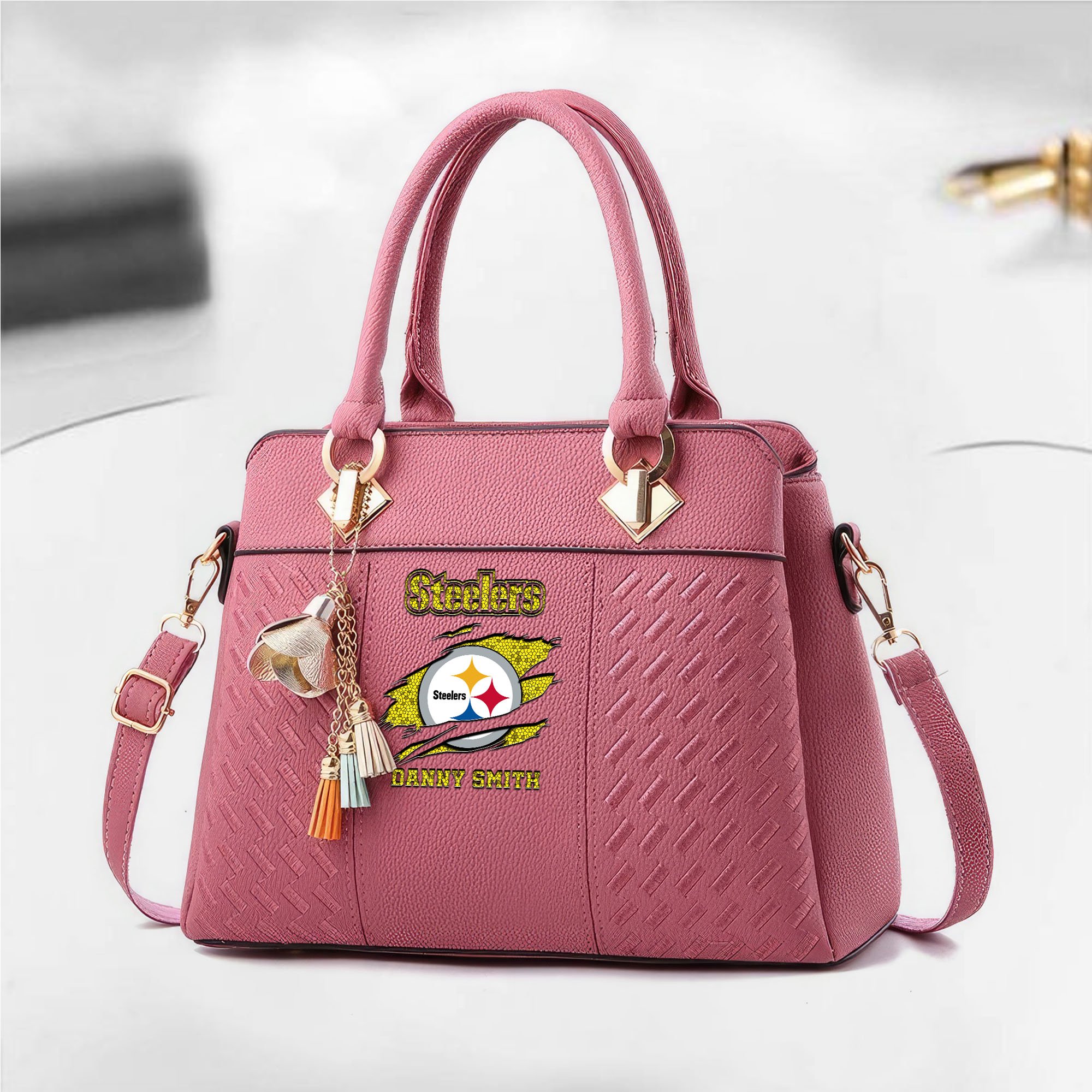 Alternative view of Pittsburgh Steelers Deluxe Handbag For Women 2025 Versions, Sport Deluxe Handbag, Mother's Day Gift EHIVM-05152221