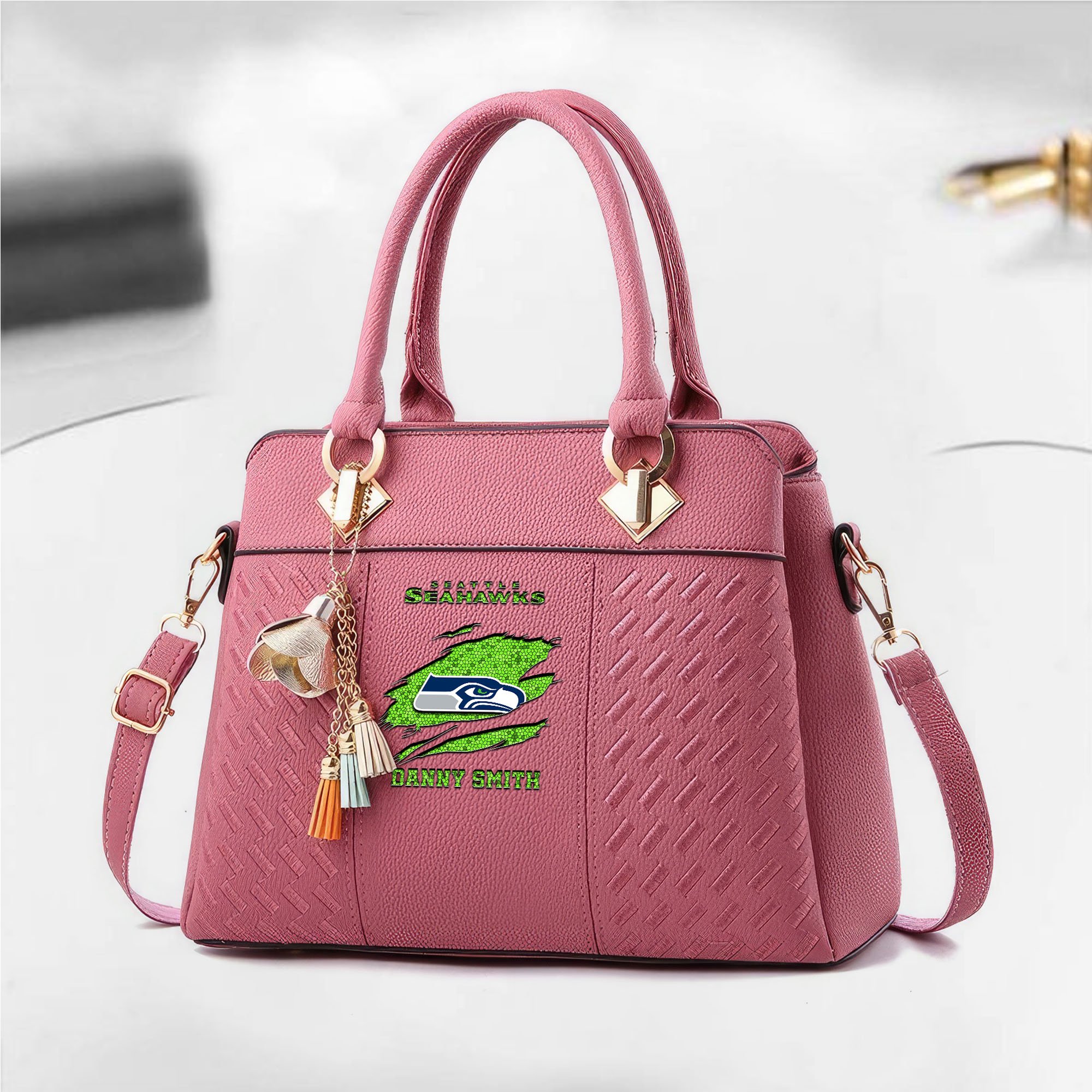 Alternative view of Seattle Seahawks Deluxe Handbag For Women 2025 Versions, Sport Deluxe Handbag, Mother's Day Gift EHIVM-05152221