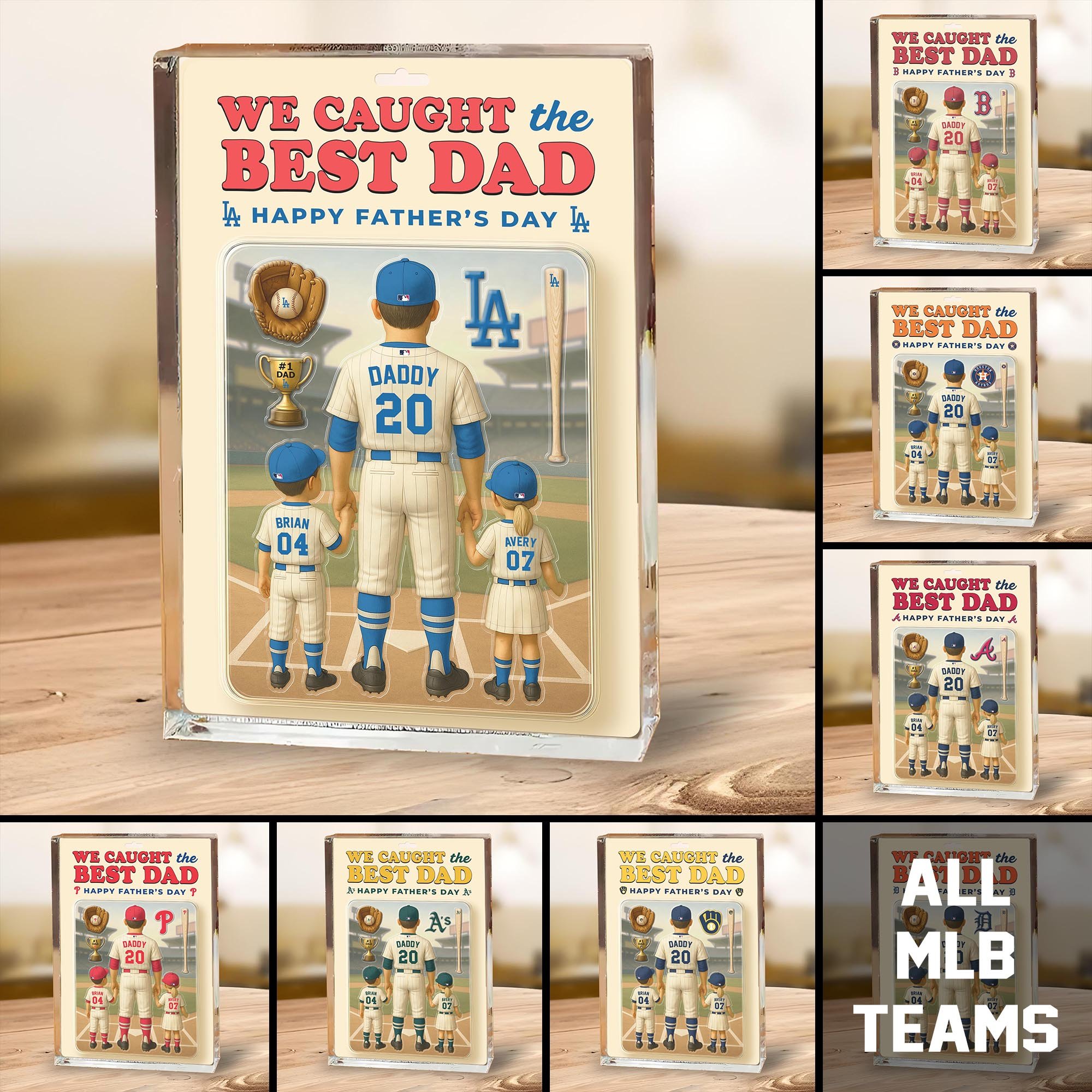 Best DAD Sport Shape Acrylic Blocks Custom Blocks, Home Decor, Sport Gifts ETRG-05082165