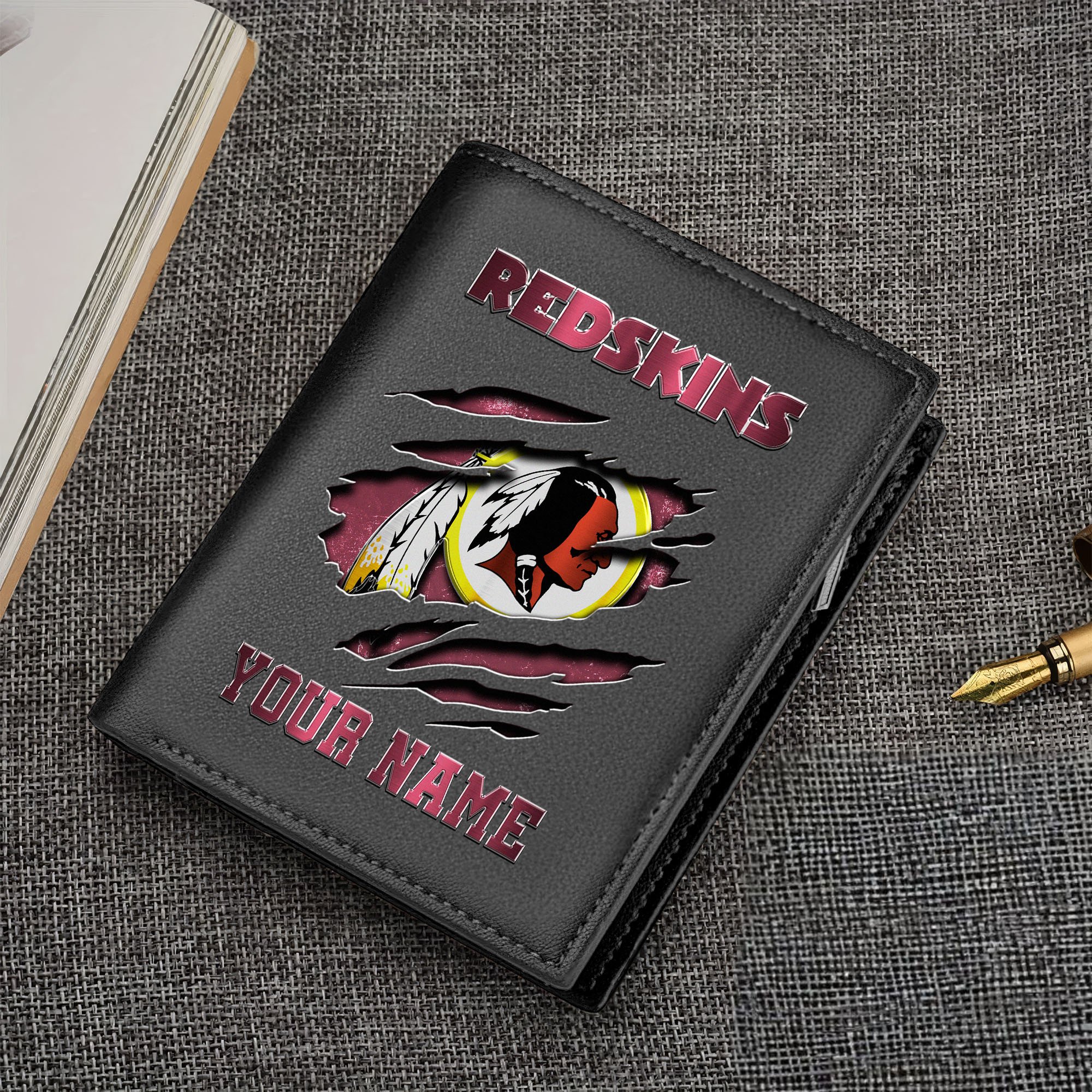 Washington Redskins Men Wallet Custom Your Name, Football Team Men Wallet For Fans, Gifts For Football Lovers EHIVM-05152222 - Image 7