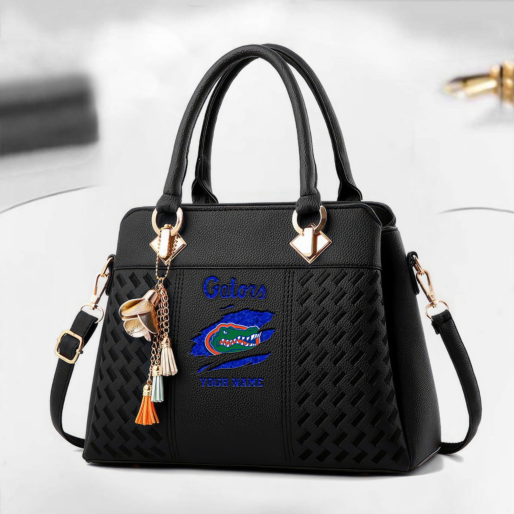 Florida Gators Deluxe Handbag For Women Custom Your Name 2025 Versions, Sport Deluxe Handbag EHIVM-05222308A
