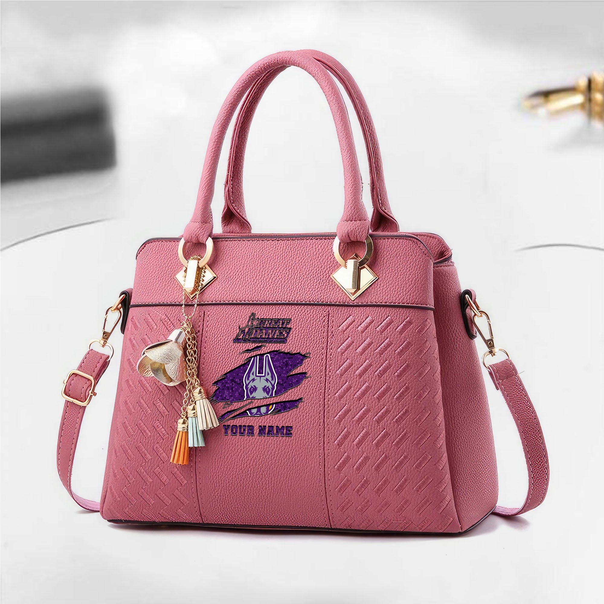 Alternative view of Albany Great Danes Deluxe Handbag For Women Custom Your Name 2025 Versions, Sport Deluxe Handbag EHIVM-05222308A