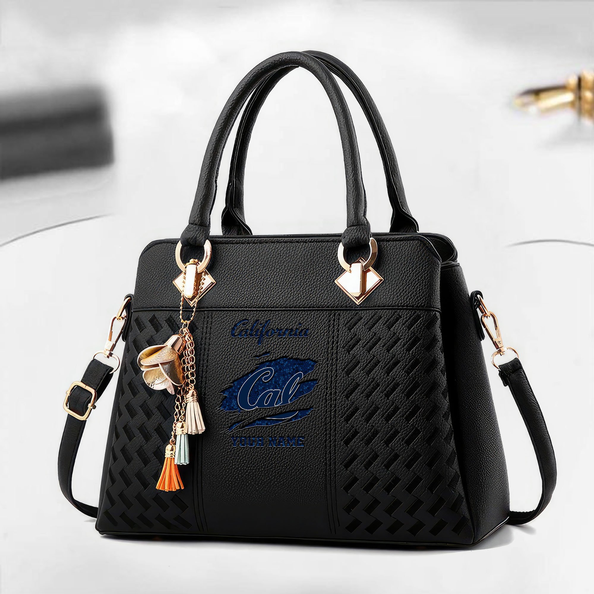 California Golden Bears Deluxe Handbag For Women Custom Your Name 2025 Versions, Sport Deluxe Handbag EHIVM-05222308A
