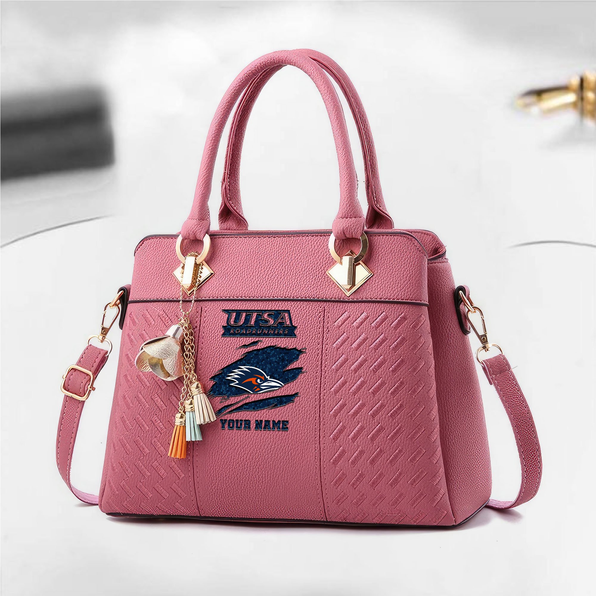 Alternative view of UTSA Roadrunners Deluxe Handbag For Women Custom Your Name 2025 Versions, Sport Deluxe Handbag EHIVM-05222308A