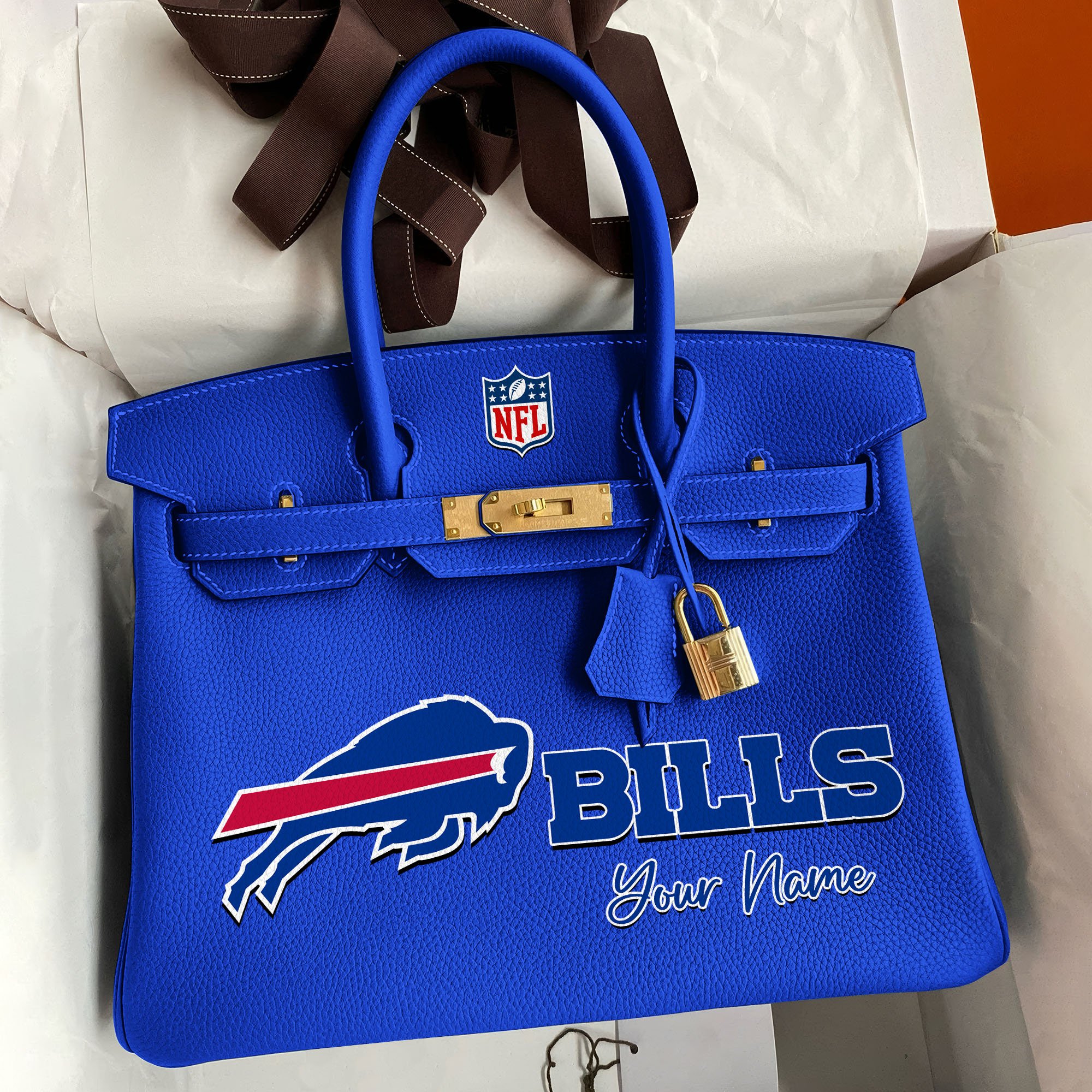Alternative view of Buffalo Bills Deluxe Handbag For Women Custom Your Name 2025 Versions, Sport Deluxe Handbag EHIVM-04011572N