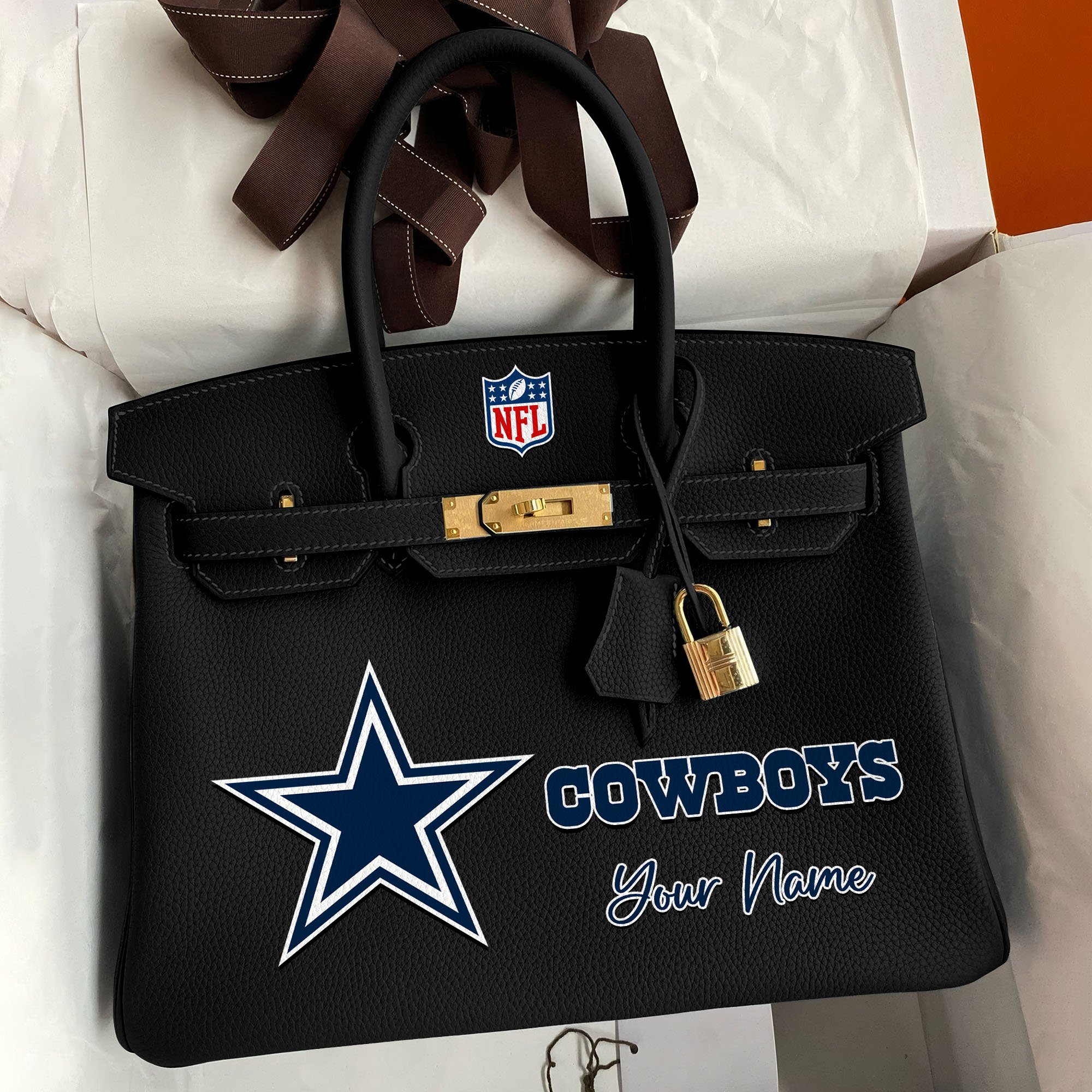 Dallas Cowboys Deluxe Handbag For Women Custom Your Name 2025 Versions, Sport Deluxe Handbag EHIVM-04011572N