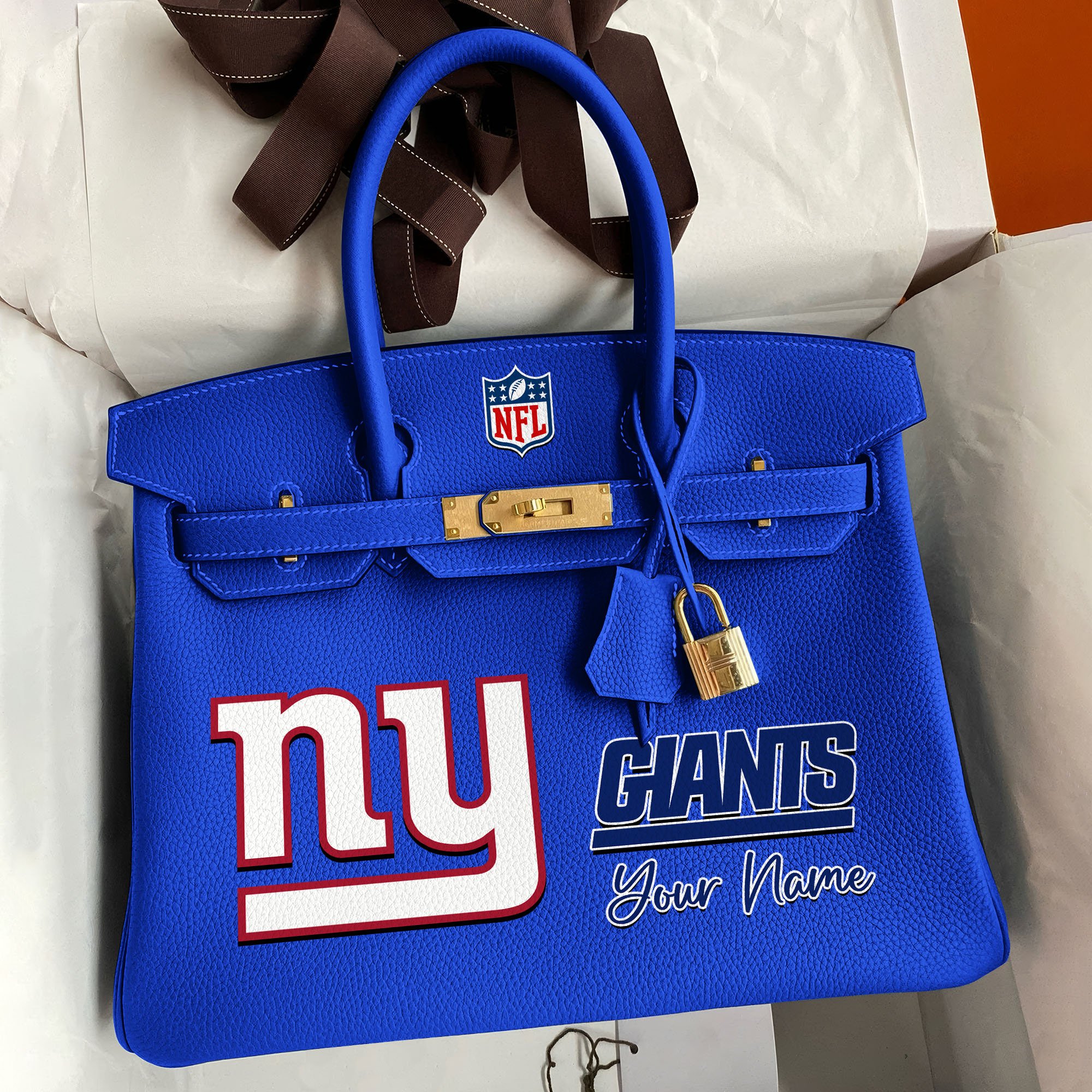 Alternative view of New York Giants Deluxe Handbag For Women Custom Your Name 2025 Versions, Sport Deluxe Handbag EHIVM-04011572N