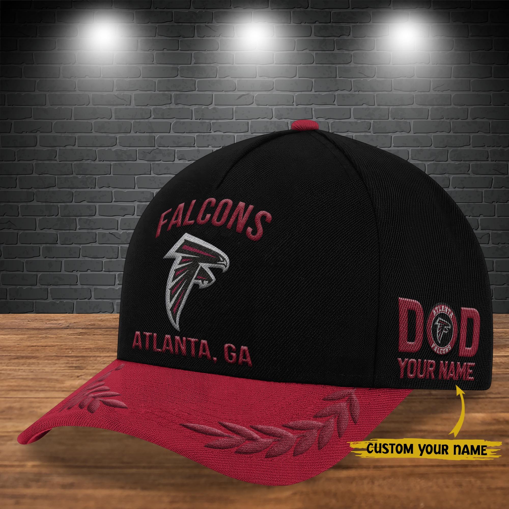 Atlanta Falcons Cap New 2025 Version Custom Your Name, Sport Team Cap, Sport Gift For Fans, Father's Day Gifts EHIVM-05172268N