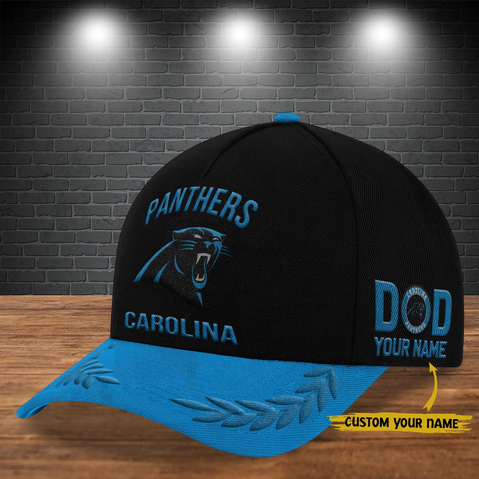 Carolina Panthers Cap New 2025 Version Custom Your Name, Sport Team Cap, Sport Gift For Fans, Father's Day Gifts EHIVM-05172268N