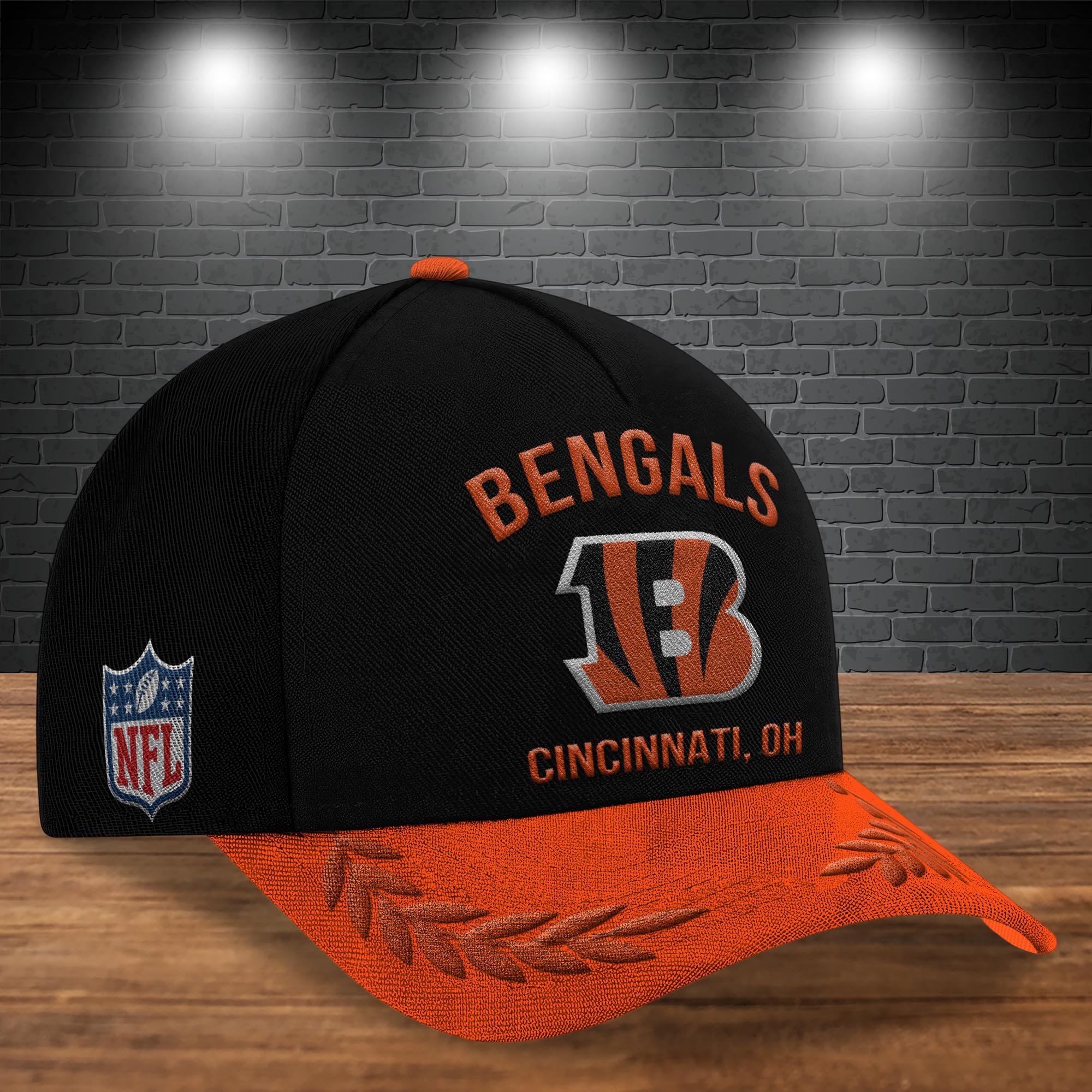 Alternative view of Cincinnati Bengals Cap New 2025 Version Custom Your Name, Sport Team Cap, Sport Gift For Fans, Father's Day Gifts EHIVM-05172268N
