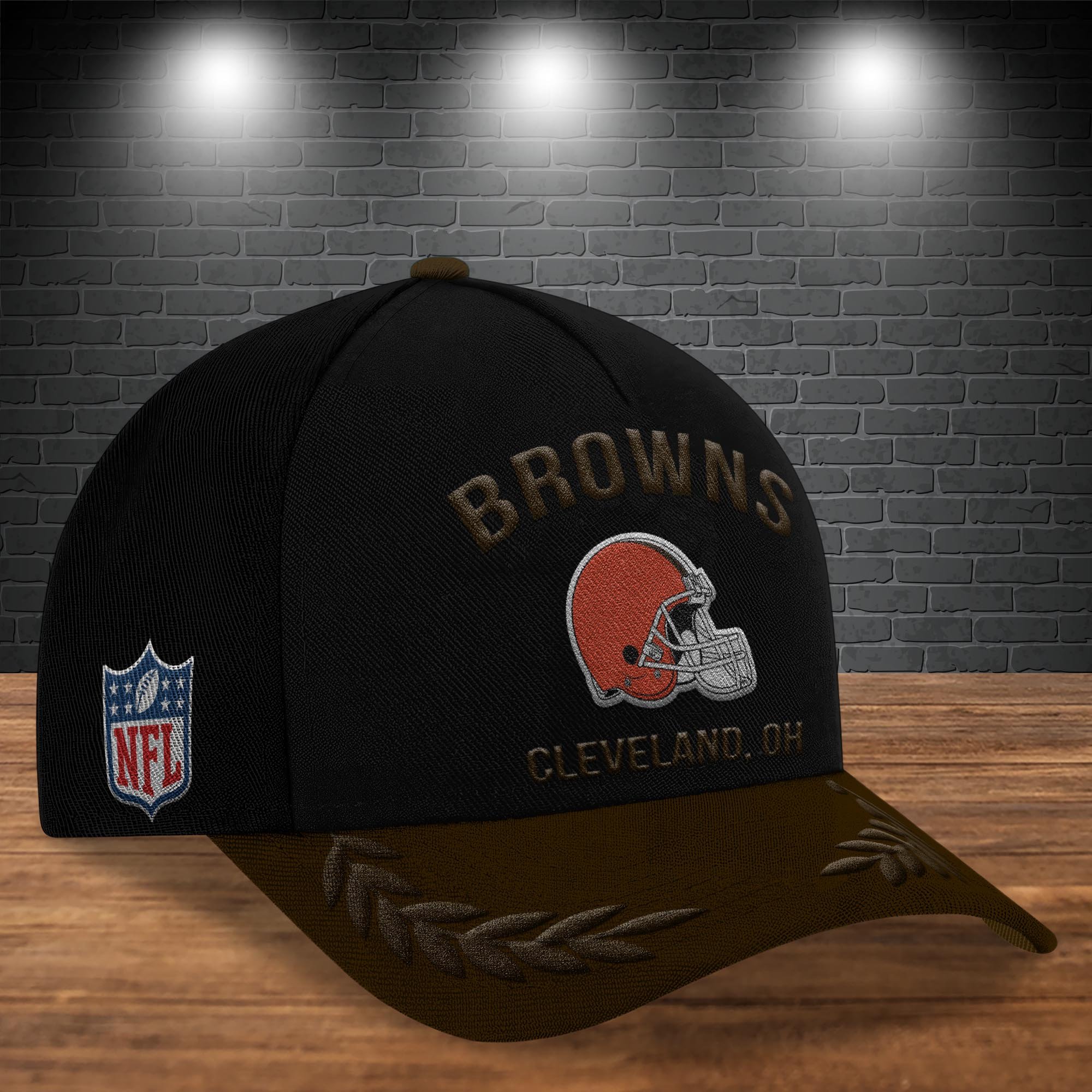 Alternative view of Cleveland Browns Cap New 2025 Version Custom Your Name, Sport Team Cap, Sport Gift For Fans, Father's Day Gifts EHIVM-05172268N