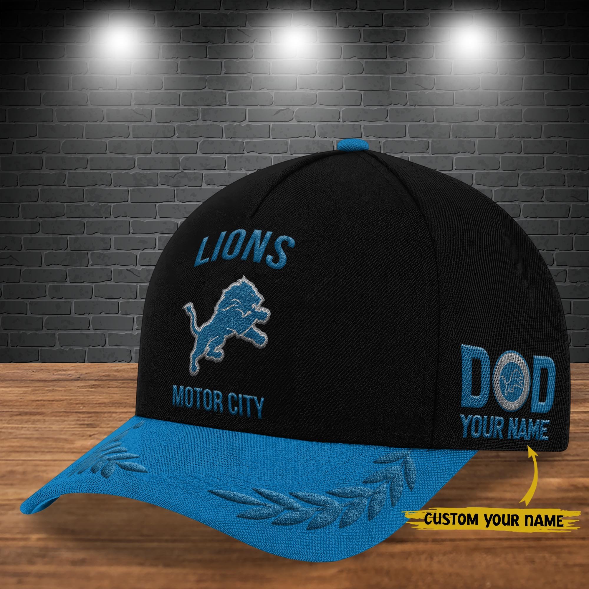 Detroit Lions Cap New 2025 Version Custom Your Name, Sport Team Cap, Sport Gift For Fans, Father's Day Gifts EHIVM-05172268N