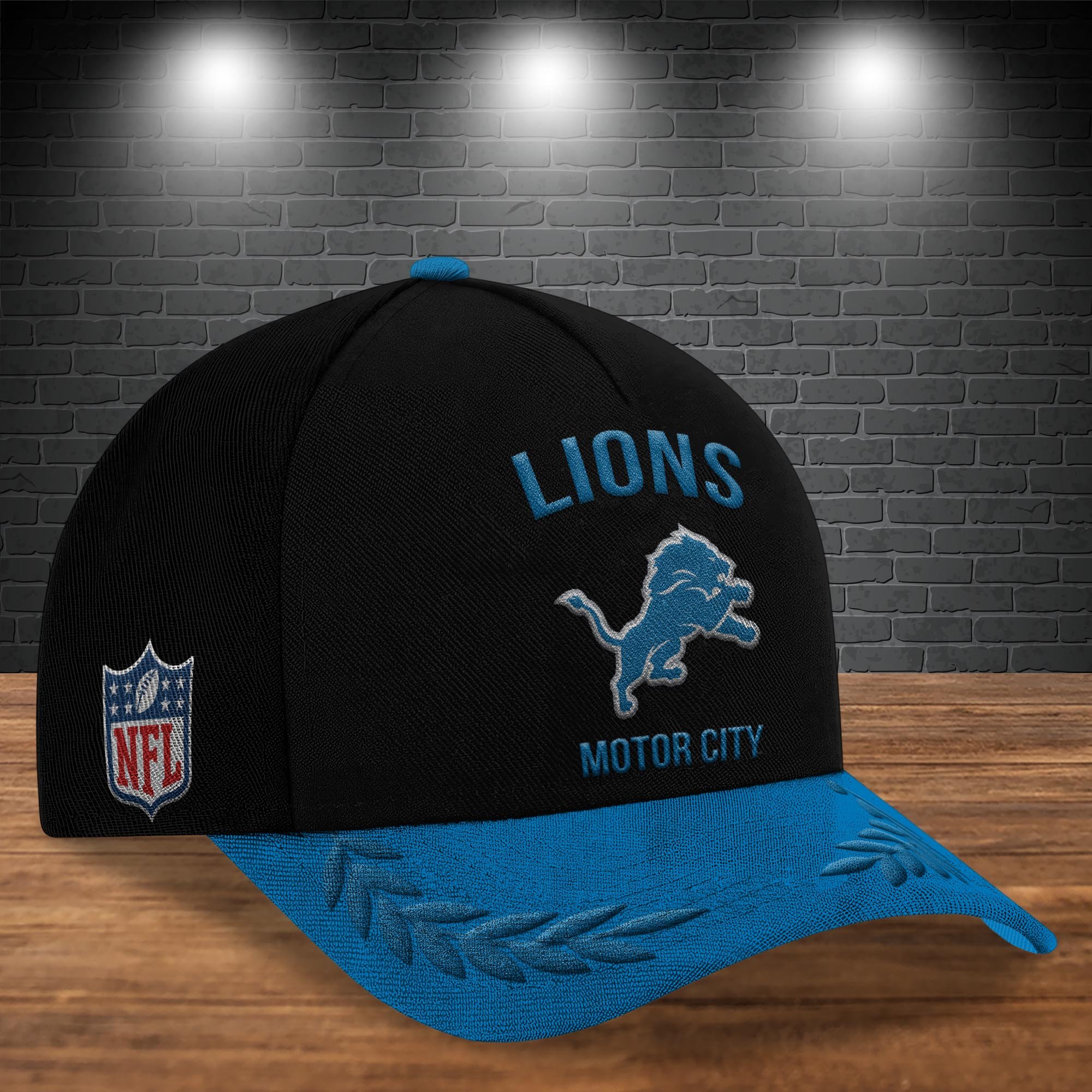 Alternative view of Detroit Lions Cap New 2025 Version Custom Your Name, Sport Team Cap, Sport Gift For Fans, Father's Day Gifts EHIVM-05172268N