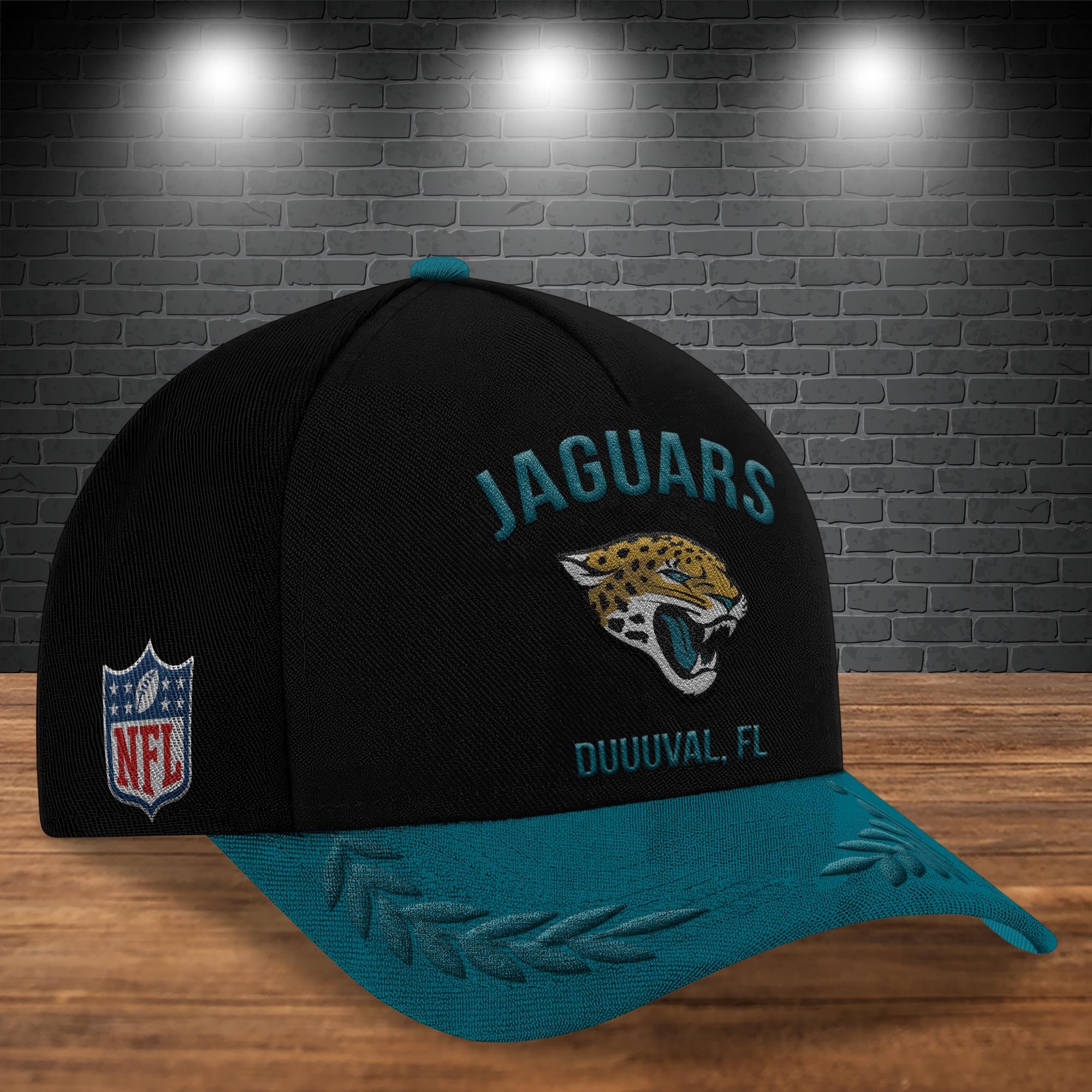 Alternative view of Jacksonville Jaguars Cap New 2025 Version Custom Your Name, Sport Team Cap, Sport Gift For Fans, Father's Day Gifts EHIVM-05172268N