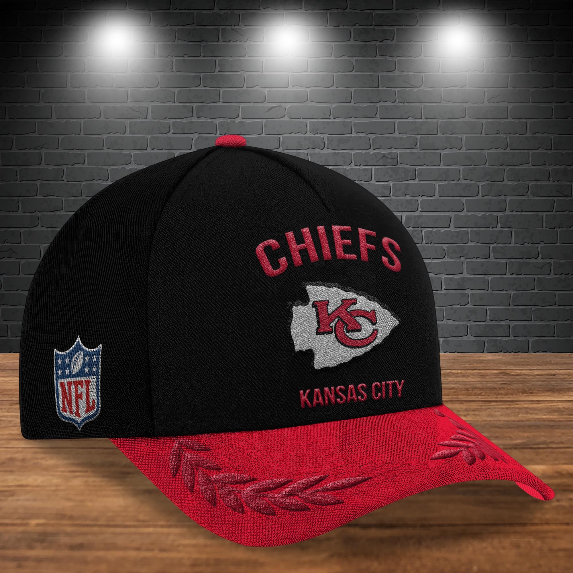 Alternative view of Kansas City Chiefs Cap New 2025 Version Custom Your Name, Sport Team Cap, Sport Gift For Fans, Father's Day Gifts EHIVM-05172268N