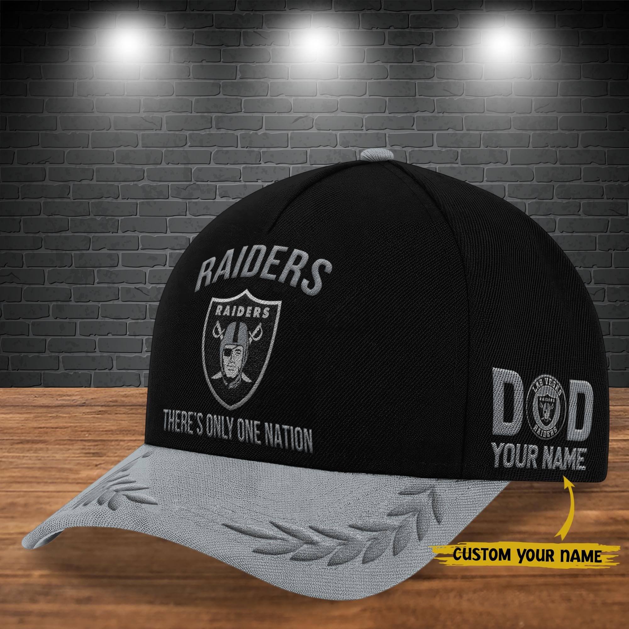 Las Vegas Raiders Cap New 2025 Version Custom Your Name, Sport Team Cap, Sport Gift For Fans, Father's Day Gifts EHIVM-05172268N