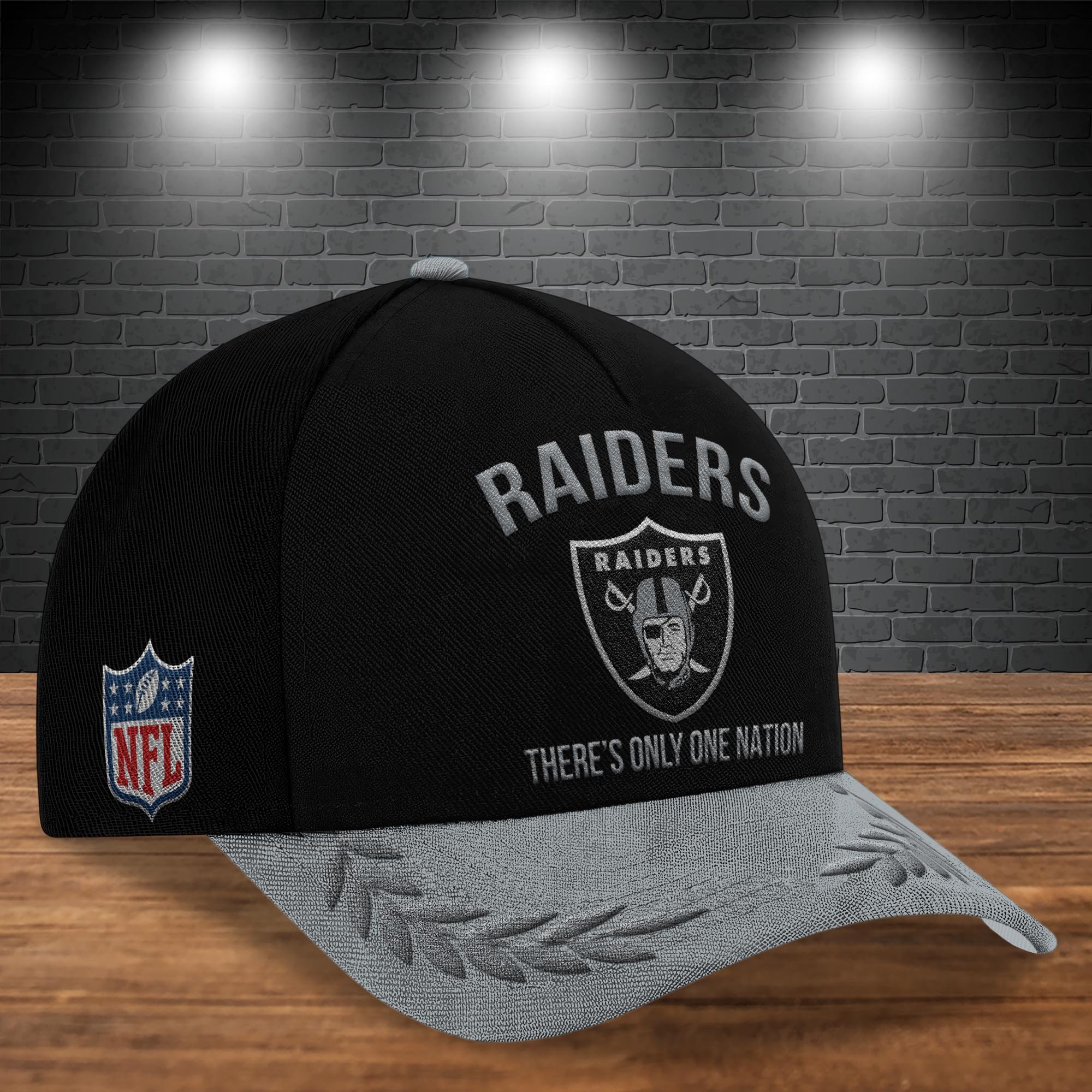 Alternative view of Las Vegas Raiders Cap New 2025 Version Custom Your Name, Sport Team Cap, Sport Gift For Fans, Father's Day Gifts EHIVM-05172268N
