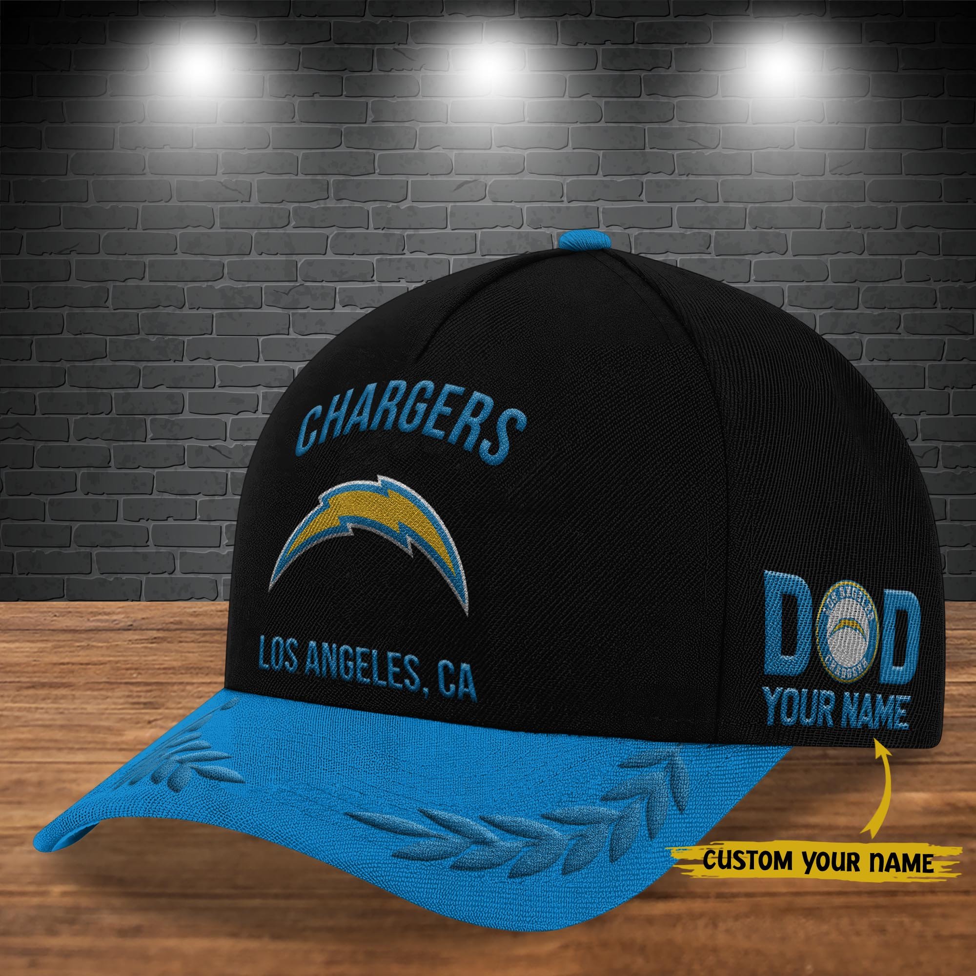 Los Angeles Chargers Cap New 2025 Version Custom Your Name, Sport Team Cap, Sport Gift For Fans, Father's Day Gifts EHIVM-05172268N
