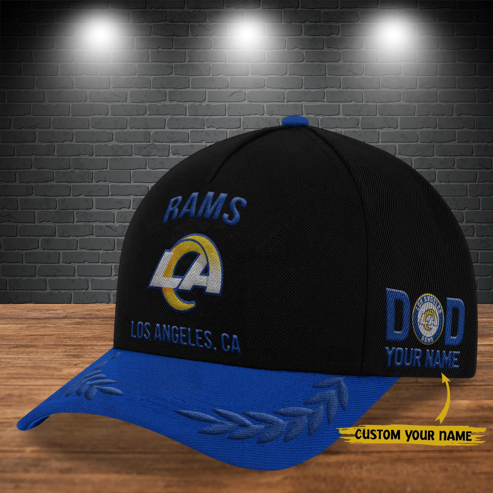 Los Angeles Rams Cap New 2025 Version Custom Your Name, Sport Team Cap, Sport Gift For Fans, Father's Day Gifts EHIVM-05172268N