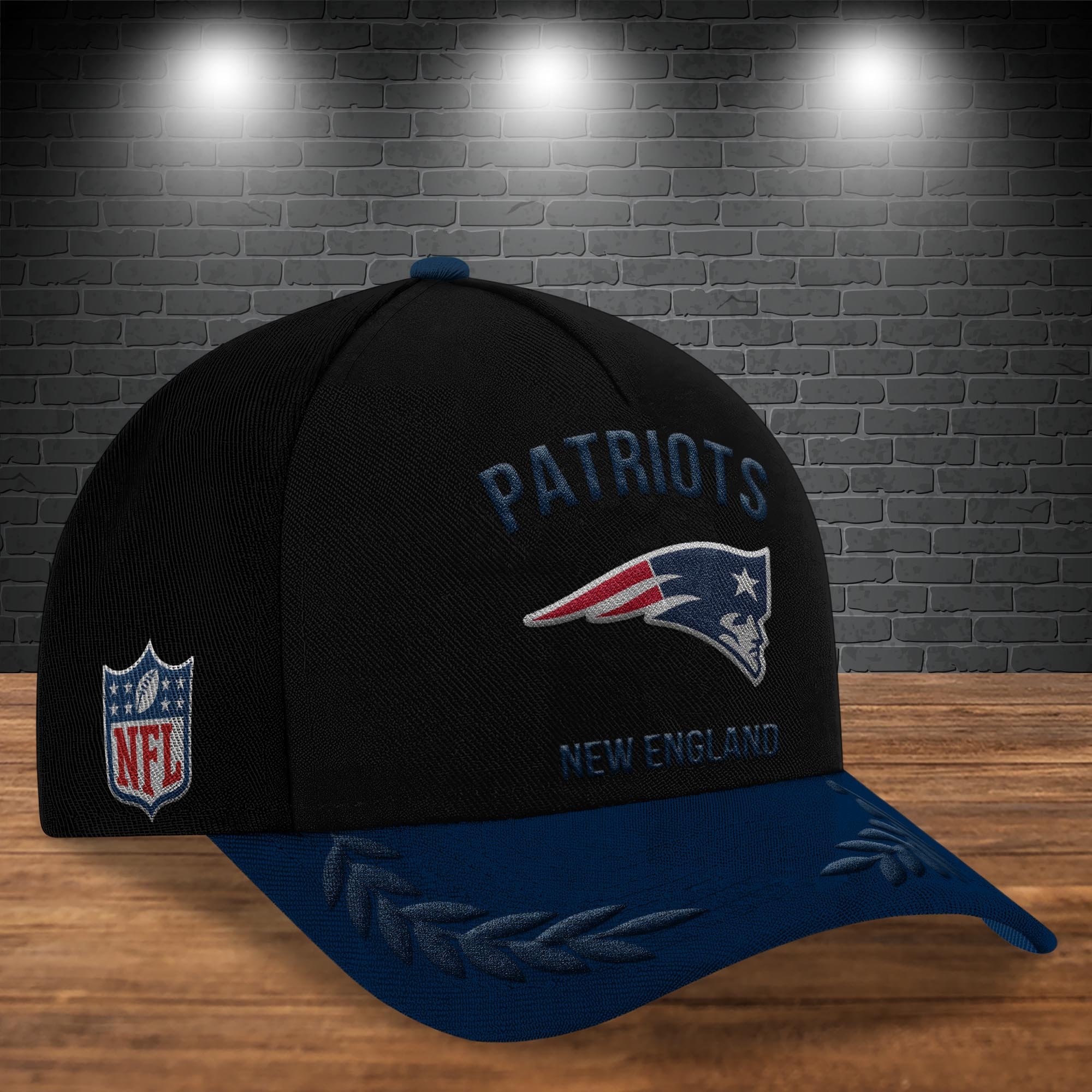 Alternative view of New England Patriots Cap New 2025 Version Custom Your Name, Sport Team Cap, Sport Gift For Fans, Father's Day Gifts EHIVM-05172268N