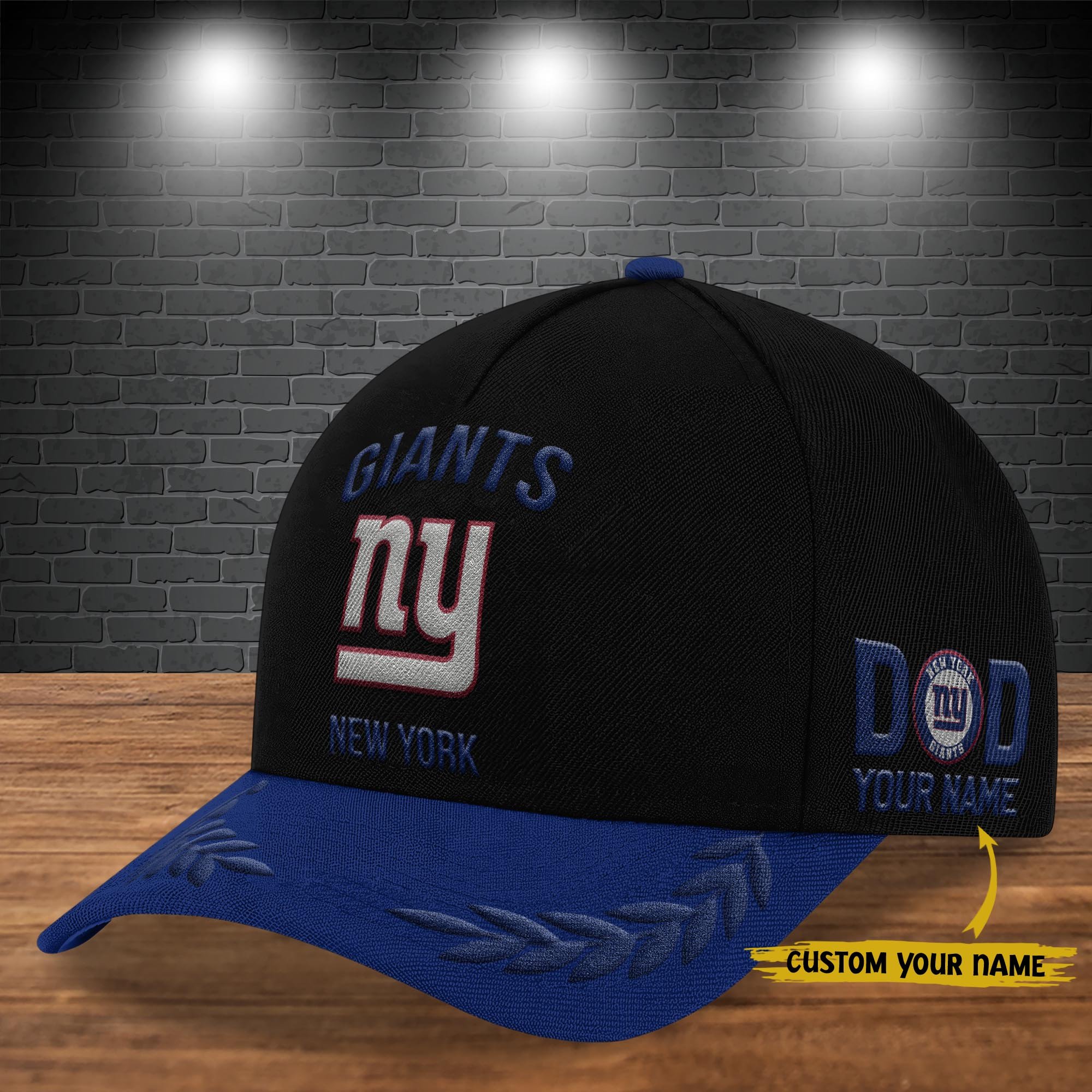 New York Giants Cap New 2025 Version Custom Your Name, Sport Team Cap, Sport Gift For Fans, Father's Day Gifts EHIVM-05172268N