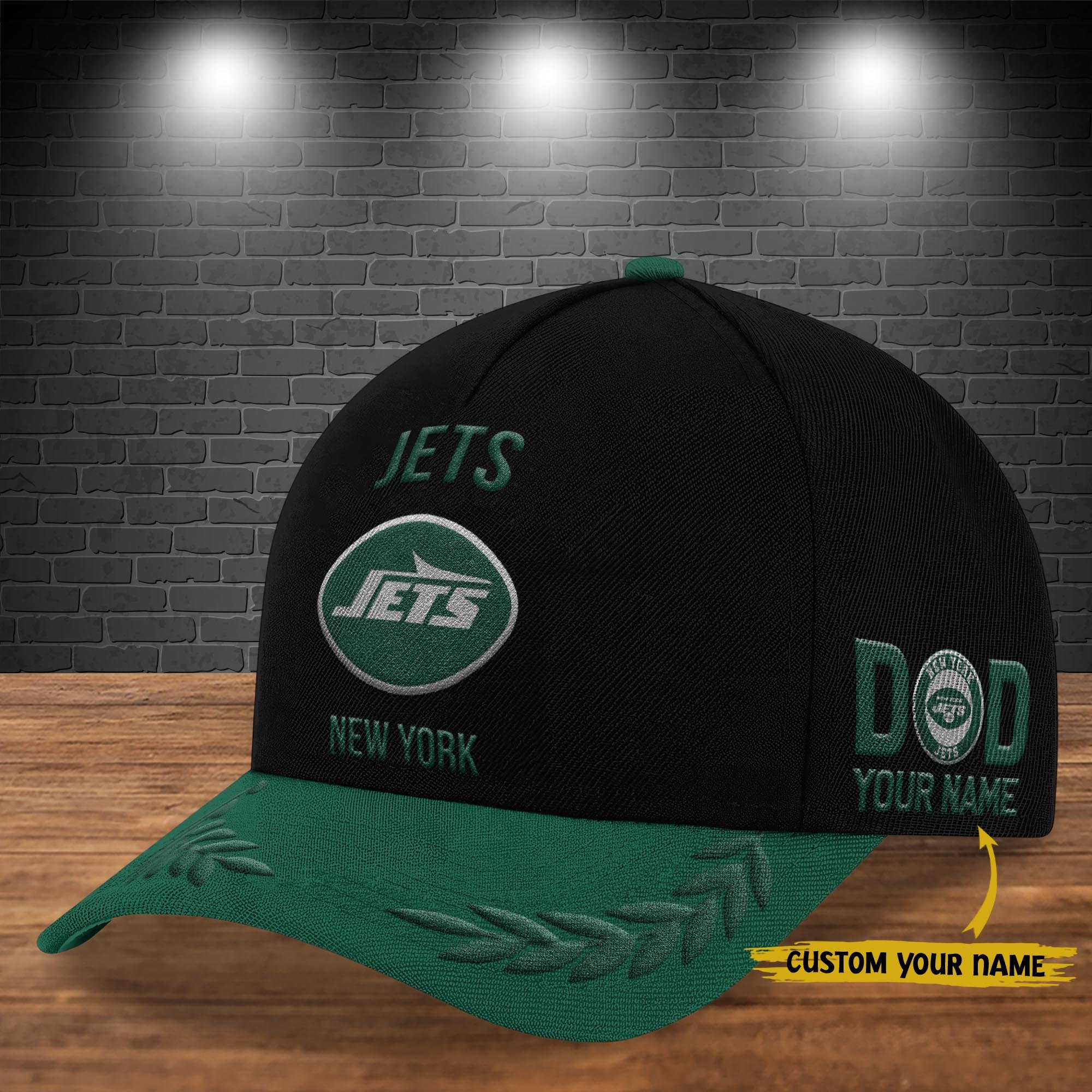 New York Jets Cap New 2025 Version Custom Your Name, Sport Team Cap, Sport Gift For Fans, Father's Day Gifts EHIVM-05172268N