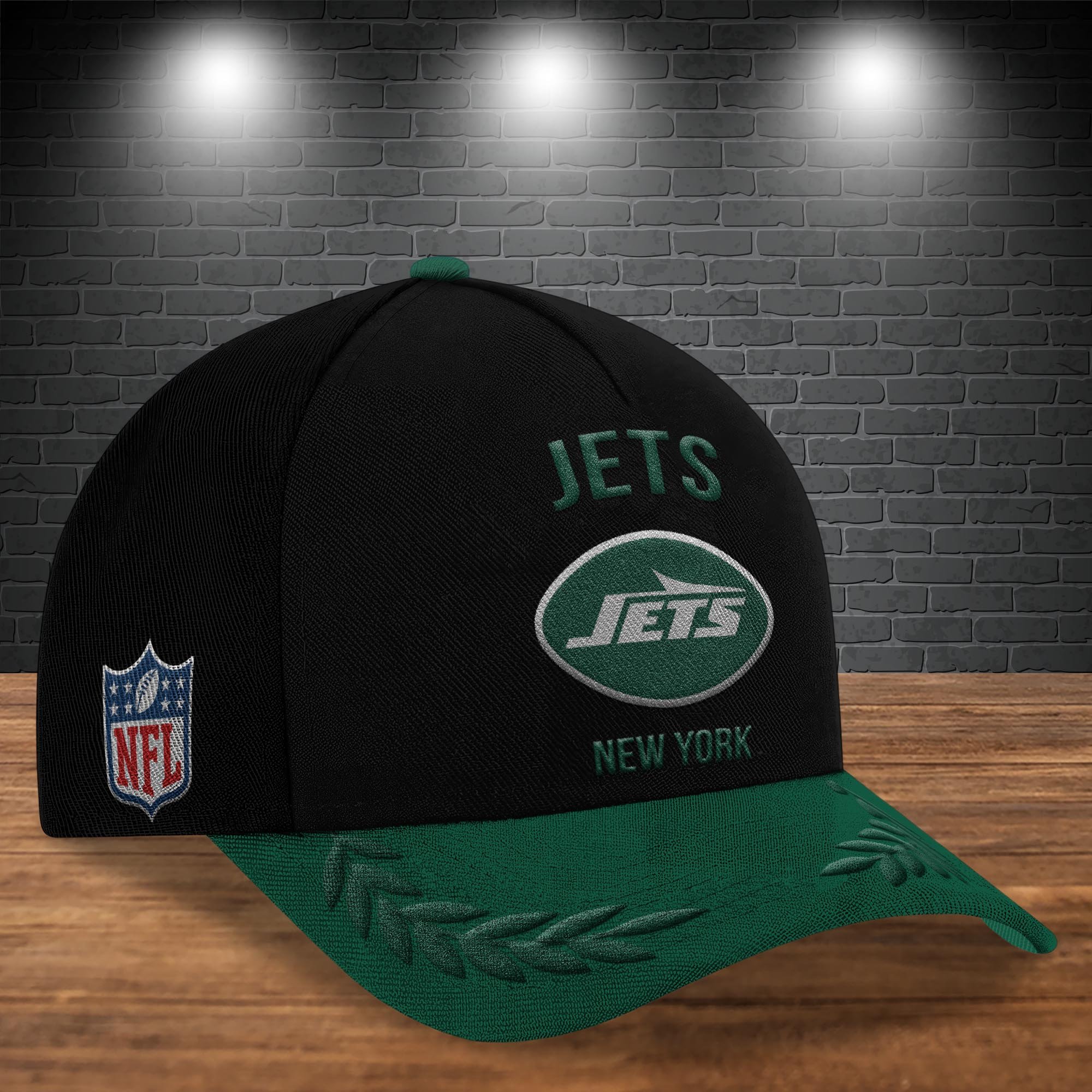 Alternative view of New York Jets Cap New 2025 Version Custom Your Name, Sport Team Cap, Sport Gift For Fans, Father's Day Gifts EHIVM-05172268N