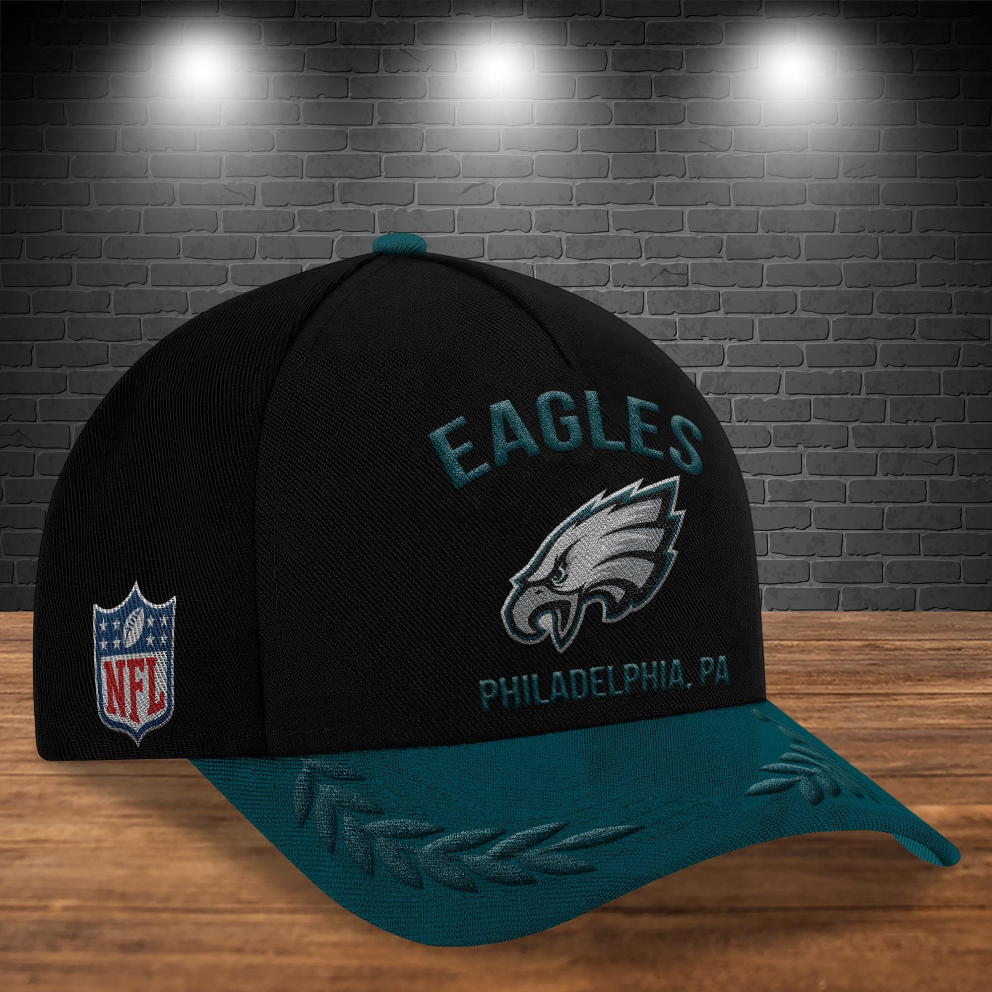Alternative view of Philadelphia Eagles Cap New 2025 Version Custom Your Name, Sport Team Cap, Sport Gift For Fans, Father's Day Gifts EHIVM-05172268N