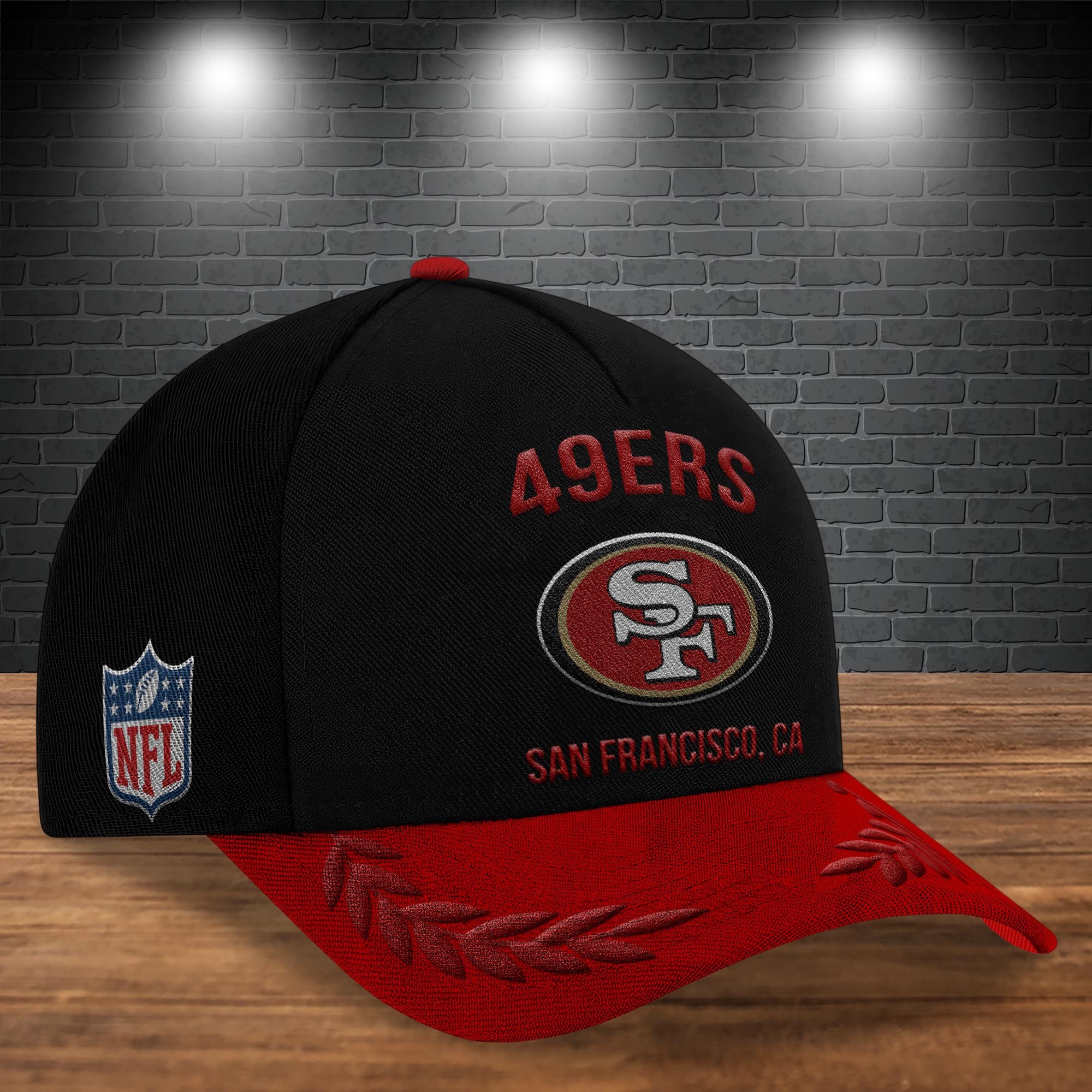 Alternative view of San Francisco 49ers Cap New 2025 Version Custom Your Name, Sport Team Cap, Sport Gift For Fans, Father's Day Gifts EHIVM-05172268N