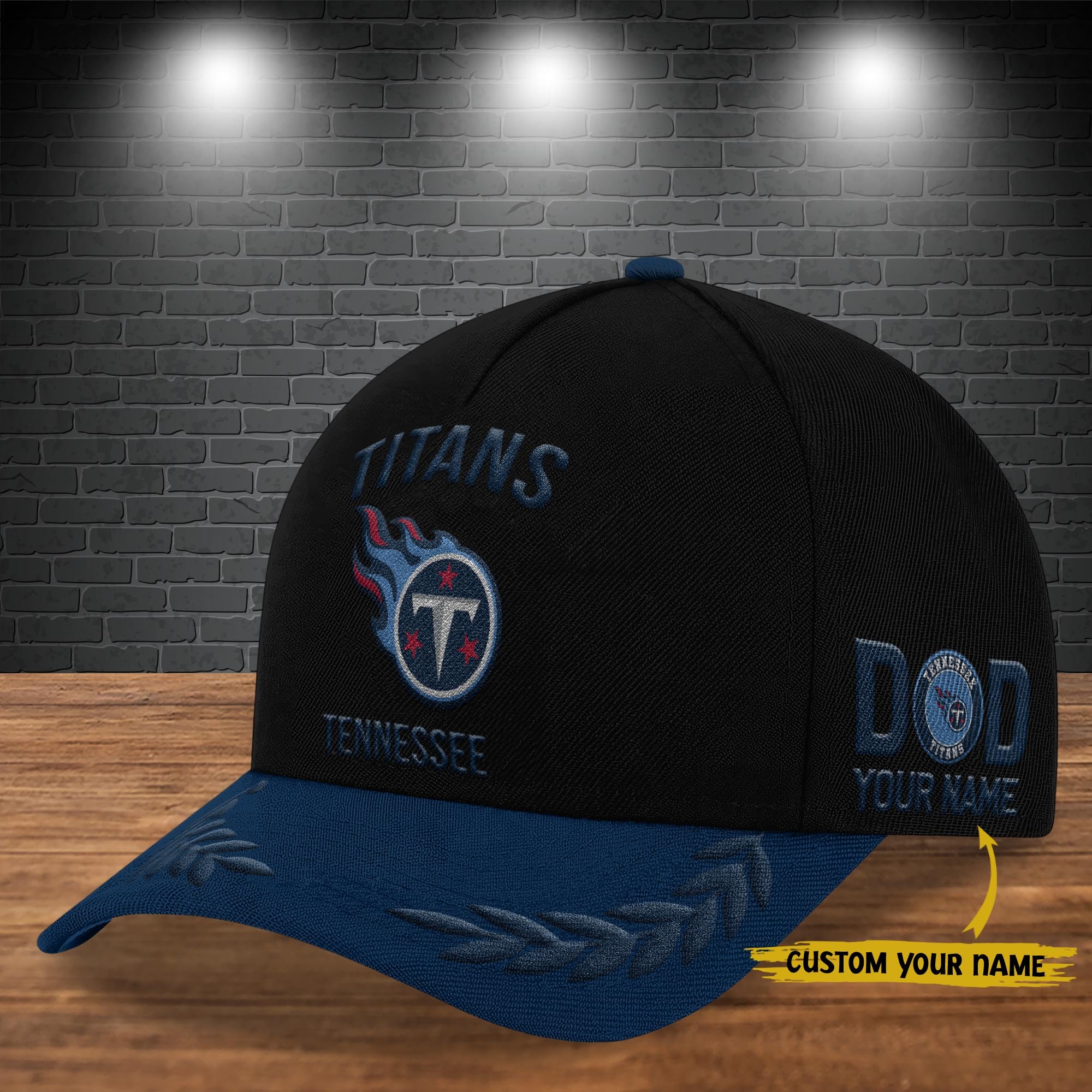 Tennessee Titans Cap New 2025 Version Custom Your Name, Sport Team Cap, Sport Gift For Fans, Father's Day Gifts EHIVM-05172268N