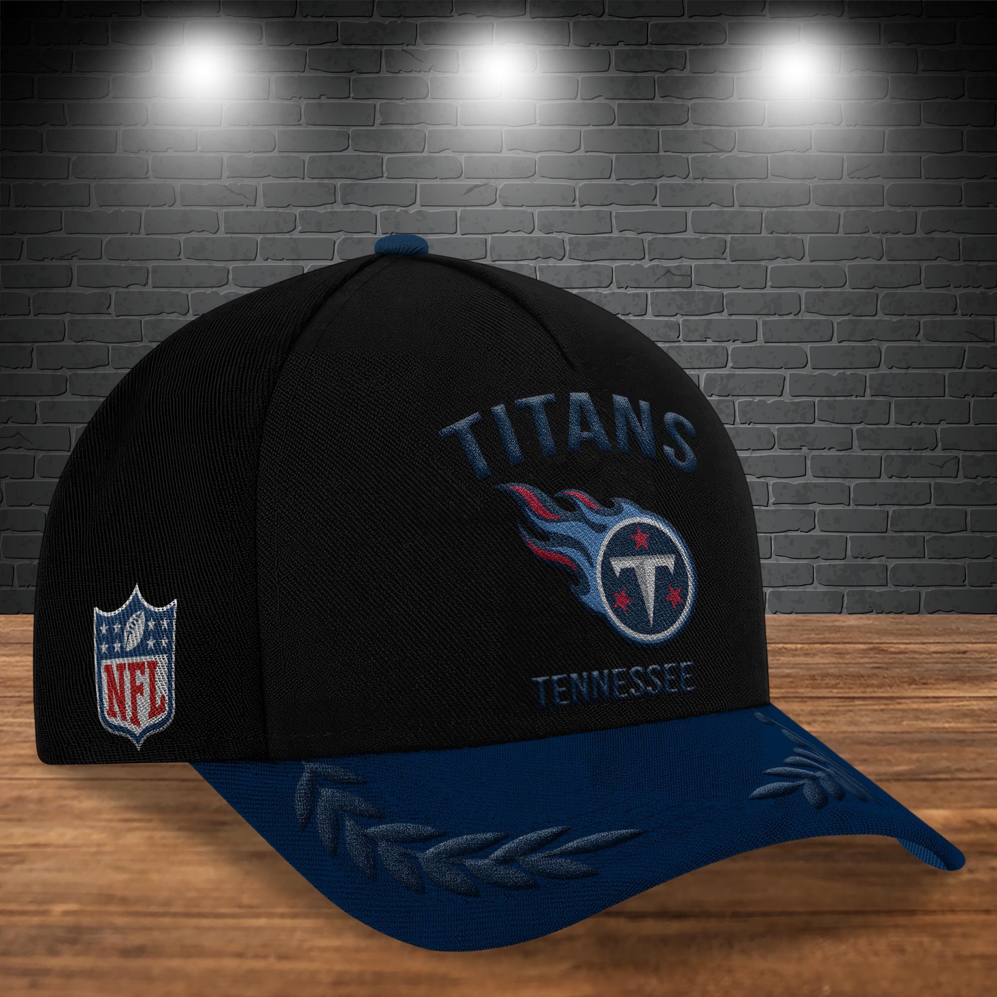 Alternative view of Tennessee Titans Cap New 2025 Version Custom Your Name, Sport Team Cap, Sport Gift For Fans, Father's Day Gifts EHIVM-05172268N