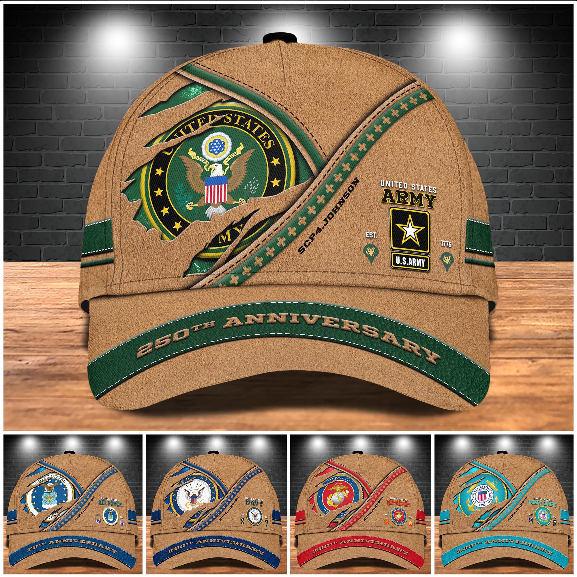 US Military Cap Custom Cap, Military Cap For Soldiers, Military Gifts ETRG-05232320