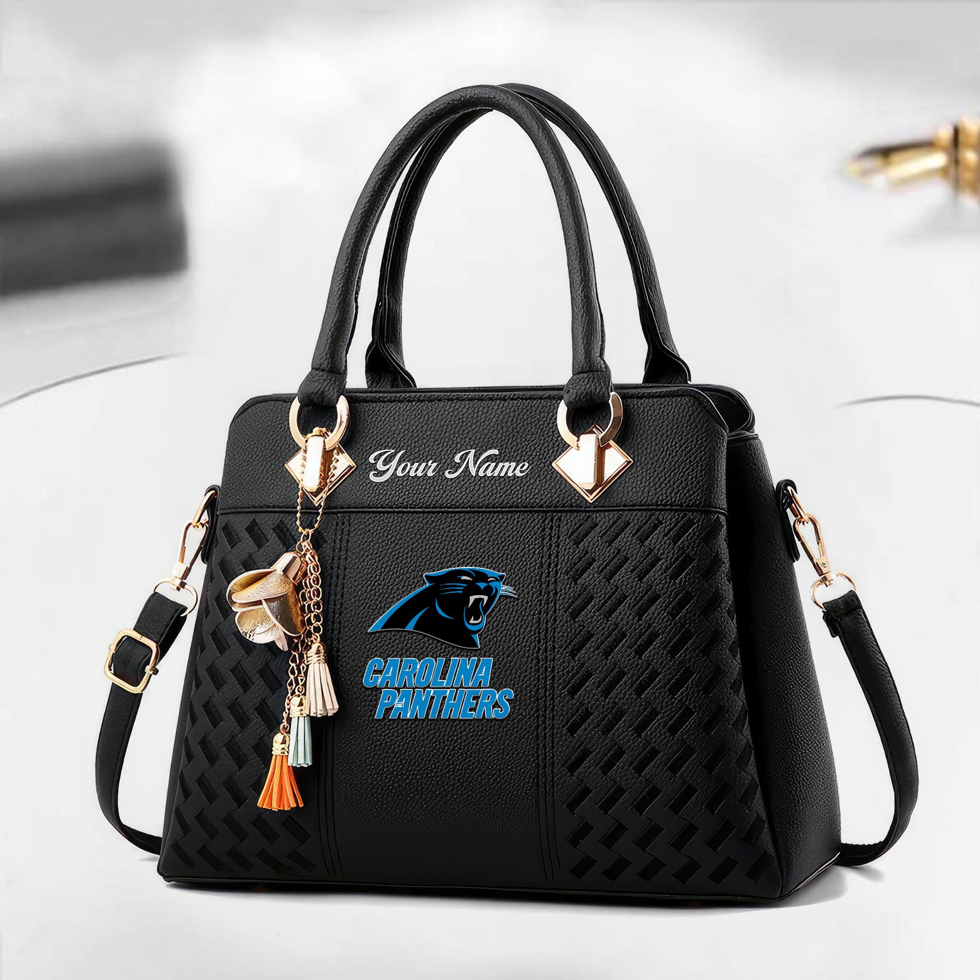 Carolina Panthers Custom Deluxe Handbag For Women Custom Your Name 2025 Versions, Sport Deluxe Handbag EHIVM-05152221
