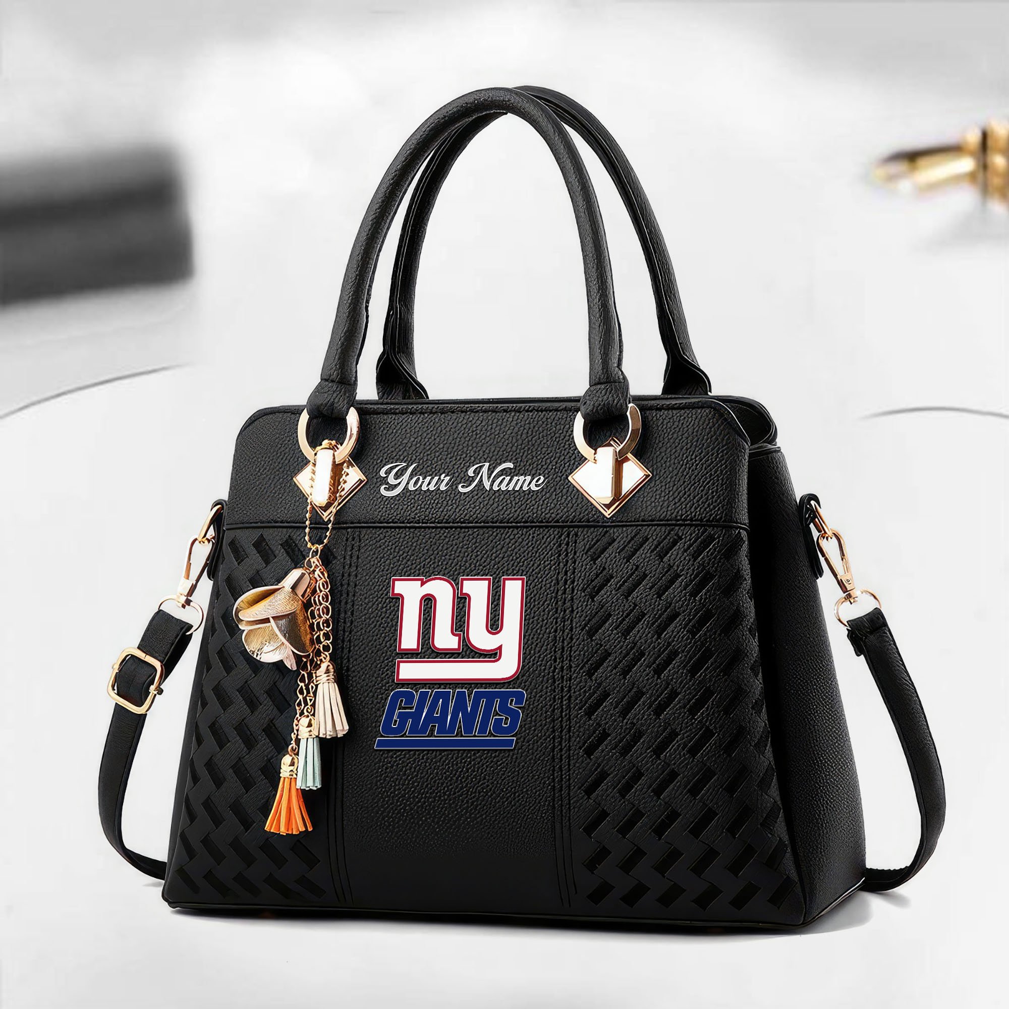 New York Giants Custom Deluxe Handbag For Women Custom Your Name 2025 Versions, Sport Deluxe Handbag EHIVM-05152221
