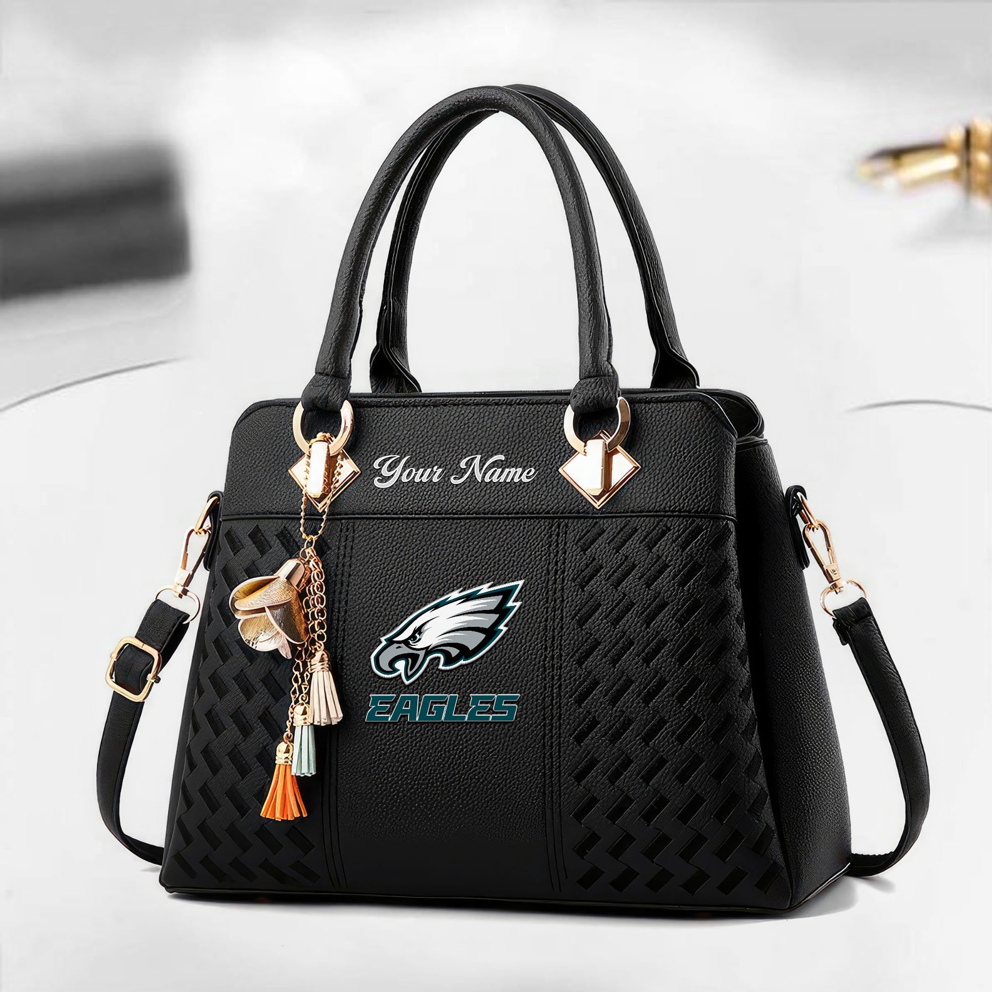 Philadelphia Eagles Custom Deluxe Handbag For Women Custom Your Name 2025 Versions, Sport Deluxe Handbag EHIVM-05152221