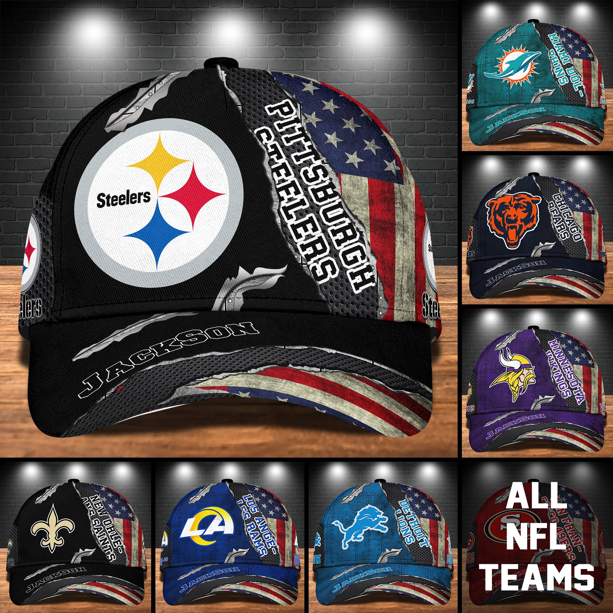 Alternative view of Sport Cap Custom Team And Name, Cap For Sport Fans, Fan Gifts ETRG-06042431