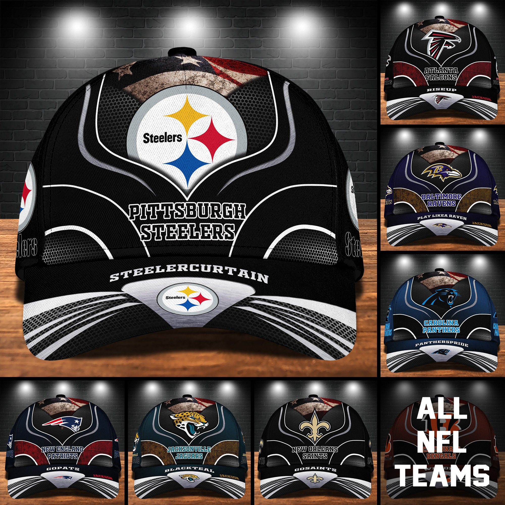 Alternative view of Sport Cap Custom Name And Sport Team, Cap For Fans, Sport Fans ETRG-06042434