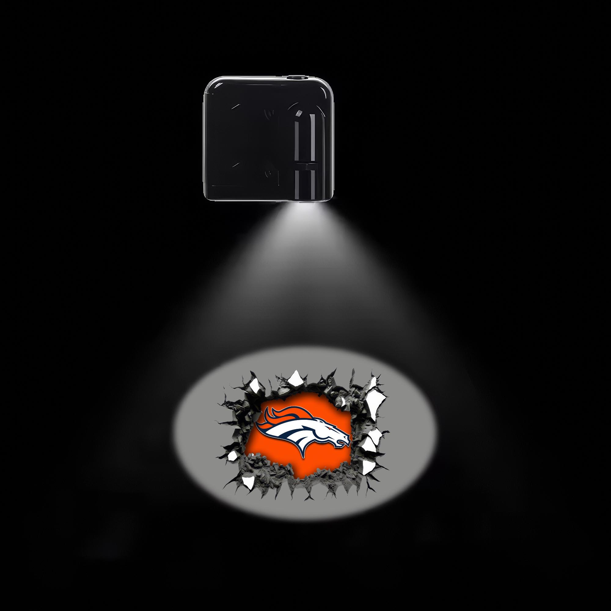 Denver Broncos Motorcycle Projection Lamp Light, Gifts For Fan EHIVM-06112514 - Image 5