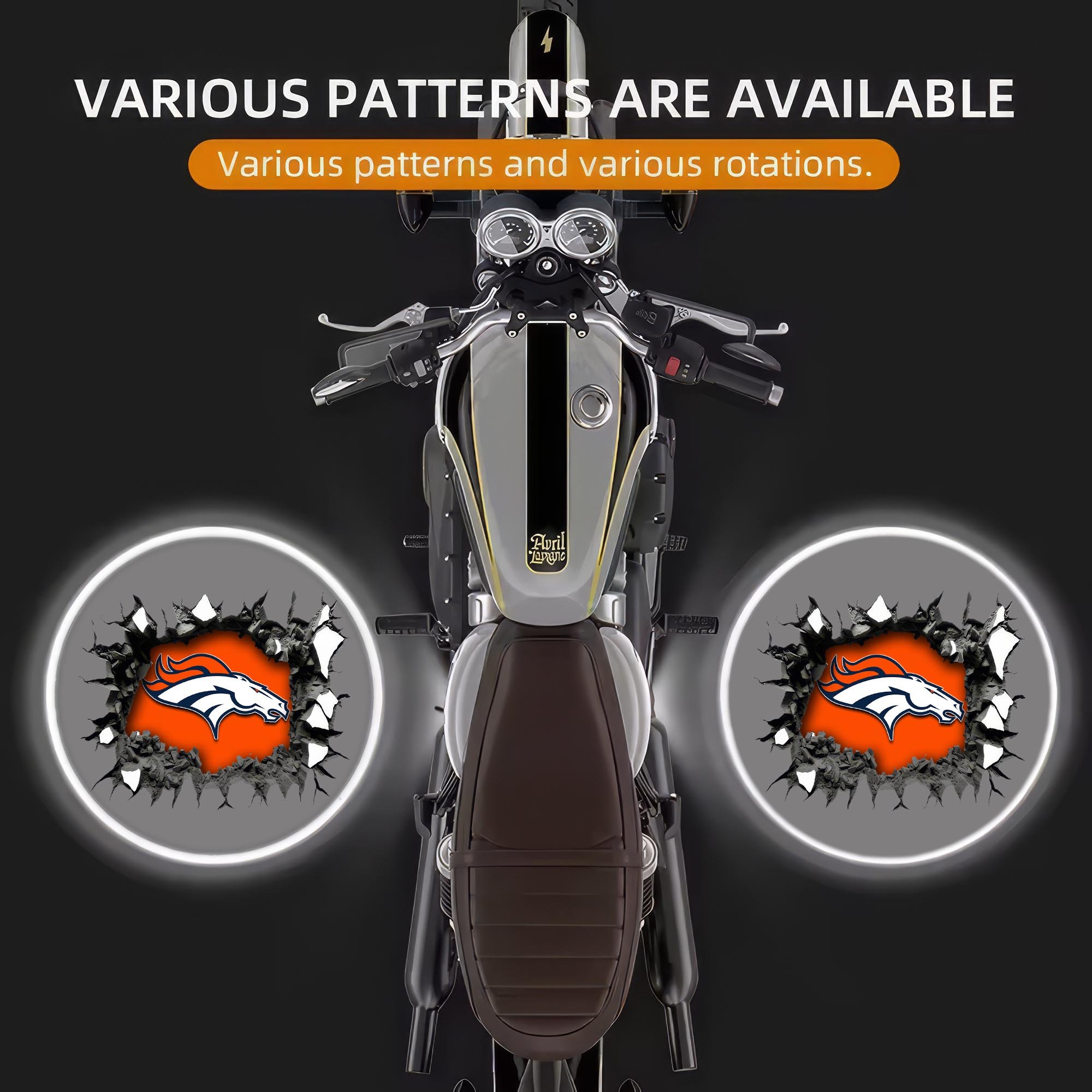 Denver Broncos Motorcycle Projection Lamp Light, Gifts For Fan EHIVM-06112514 - Image 7