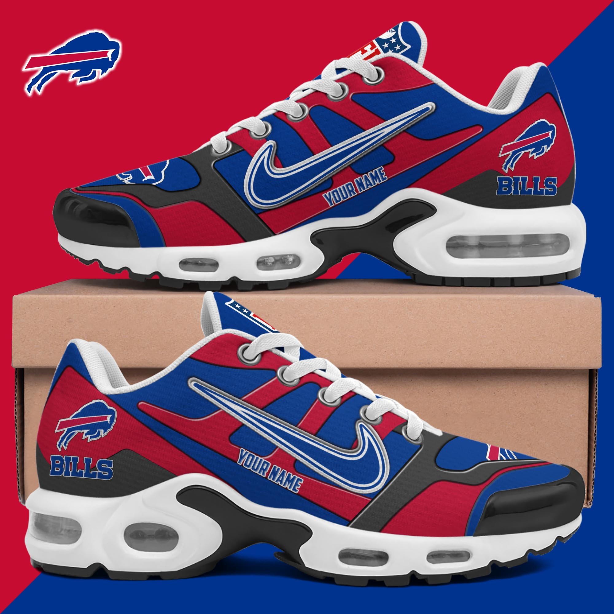Buffalo Bills TN Shoes Custom Your Name, Shoes For Sport Fans, Gift For Fans EHIVM-03311534N