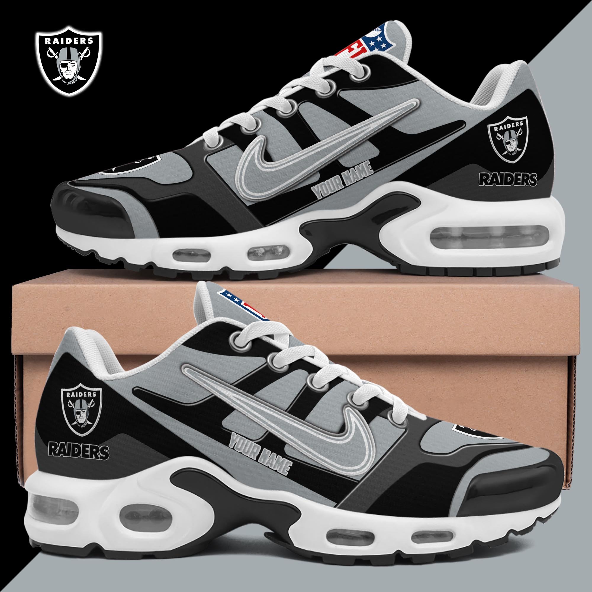 Las Vegas Raiders TN Shoes Custom Your Name, Shoes For Sport Fans, Gift For Fans EHIVM-03311534N