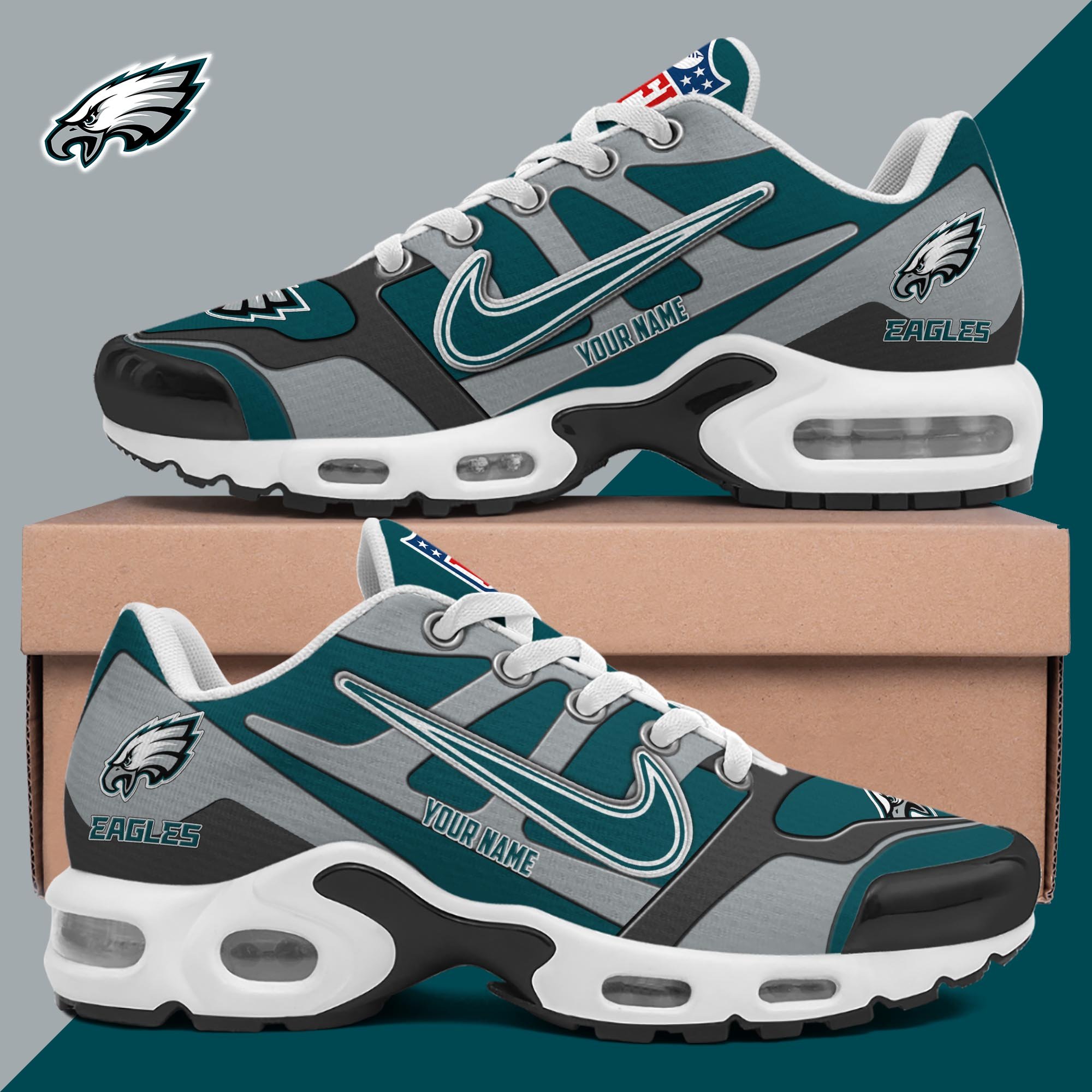 Philadelphia Eagles TN Shoes Custom Your Name, Shoes For Sport Fans, Gift For Fans EHIVM-03311534N