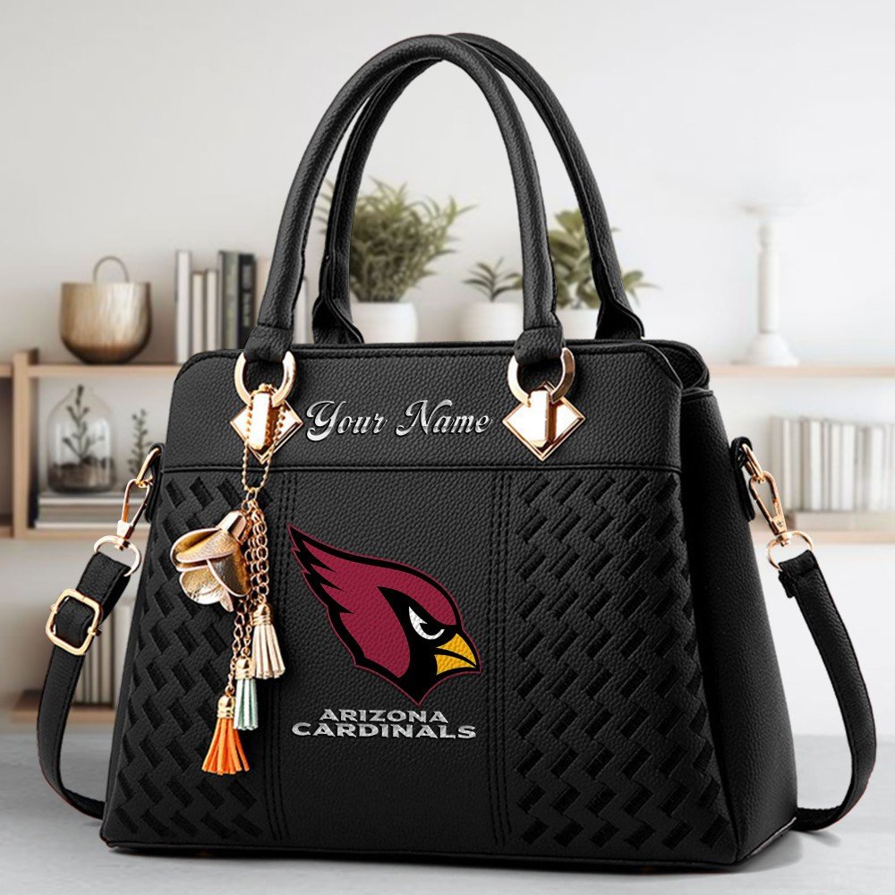 Alternative view of Arizona Cardinals Deluxe Handbag For Women Custom Name 2025 Versions, Sport Deluxe Handbag EHIVM-06102506