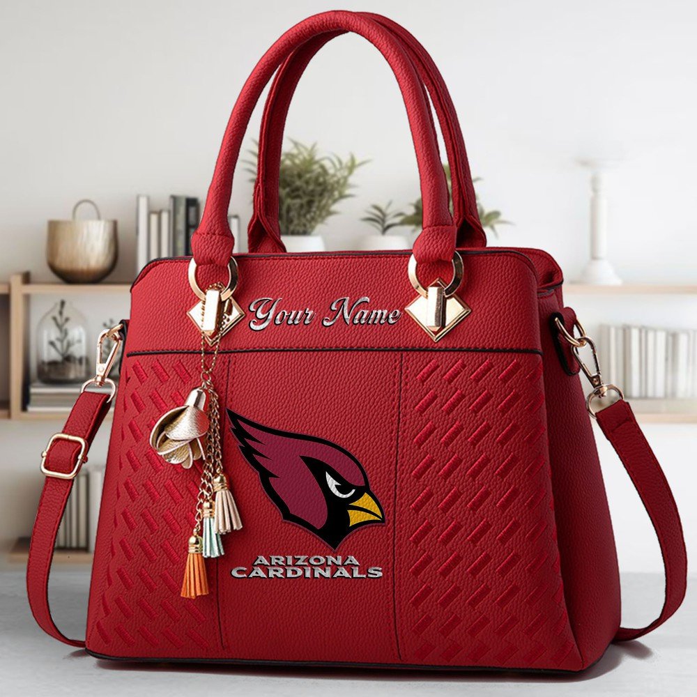 Arizona Cardinals Deluxe Handbag For Women Custom Name 2025 Versions, Sport Deluxe Handbag EHIVM-06102506 - Image 6