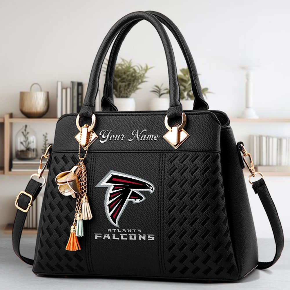Atlanta Falcons Deluxe Handbag For Women Custom Name 2025 Versions, Sport Deluxe Handbag EHIVM-06102506